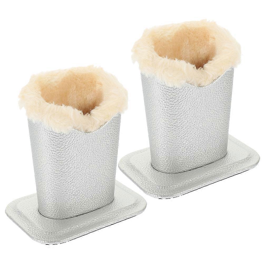 Eyeglass Holder Stand Leather Eyeglass Holders Protection Display Storage Bedroom Office Room 2Pack