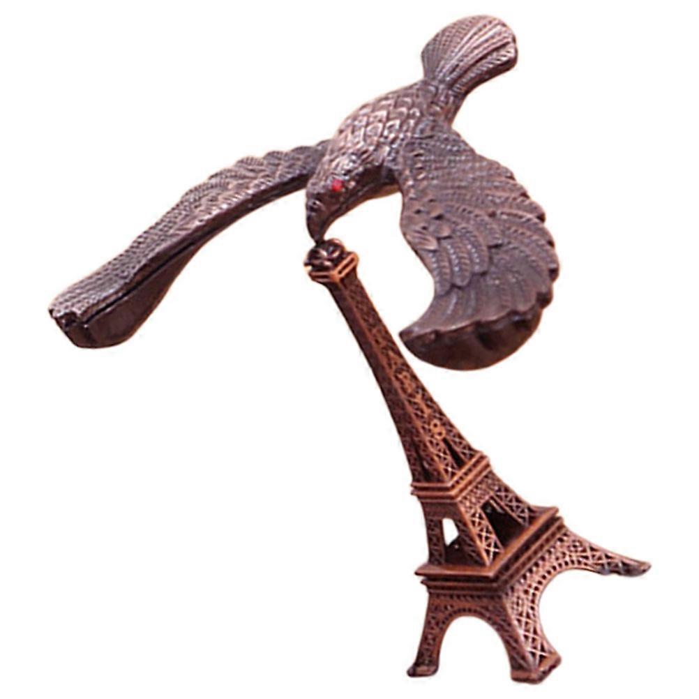 Balance Bird Ornament Retro Style Eiffel Tower Shape And Eagle Shape For Office Decor 4.9×4.1×1.6in Symbolic Collectors 1Pcs