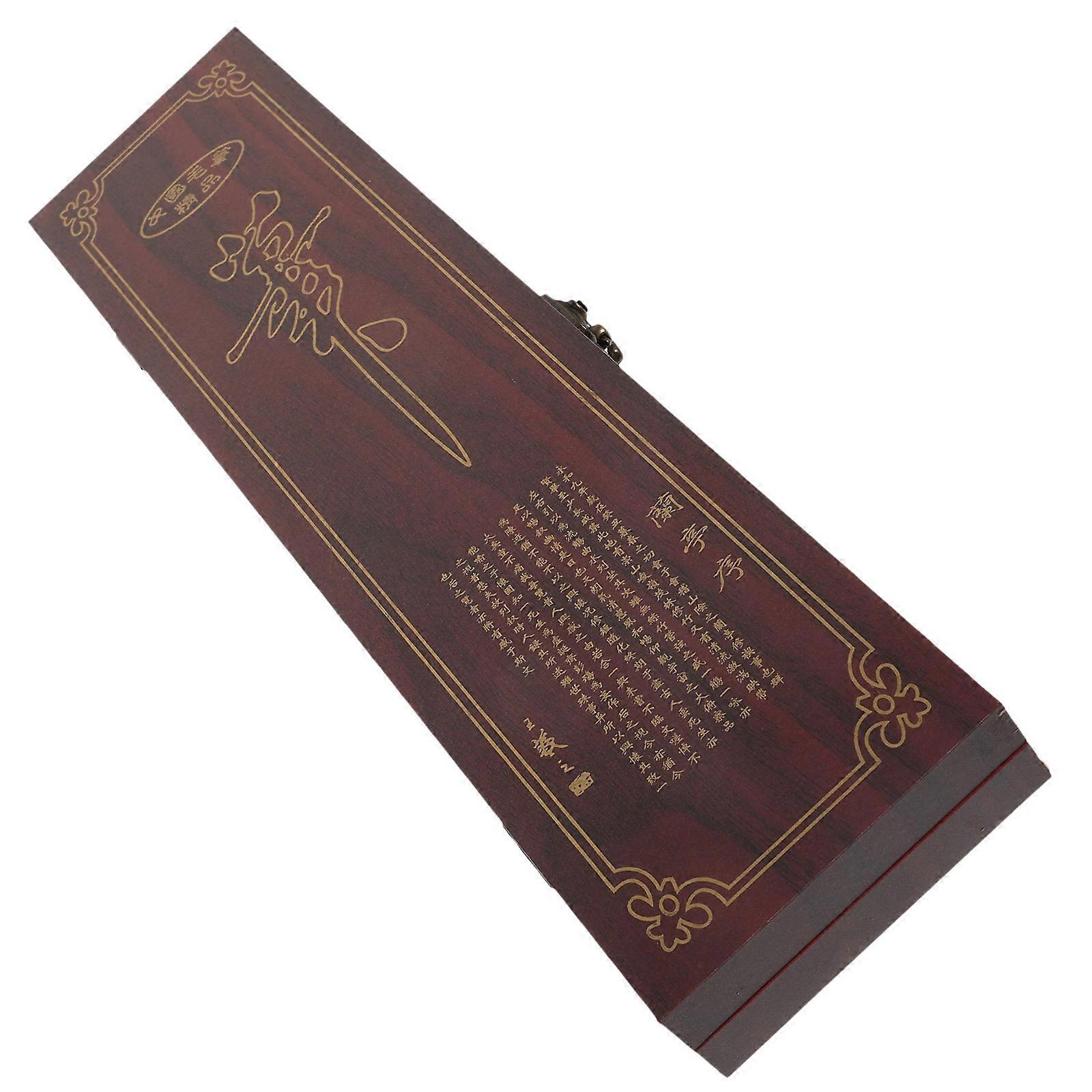 Calligraphy Brush Storage Container Versatile Pen Box Traditional Style Keepsake Case