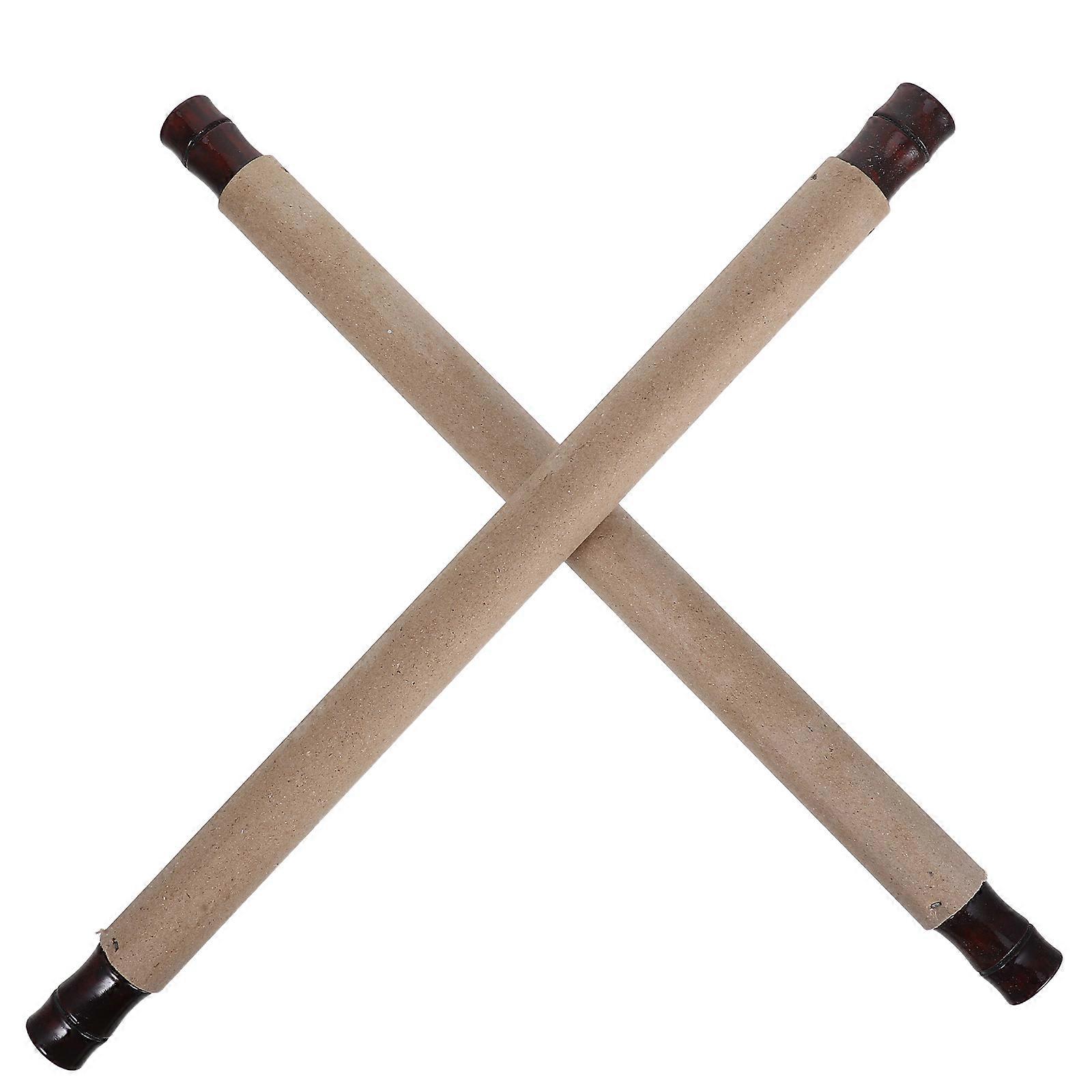 Painting Scroll Accessories Mounting Display For Calligraphy And Photography 48.50X3.30X3.30cm 2Pcs