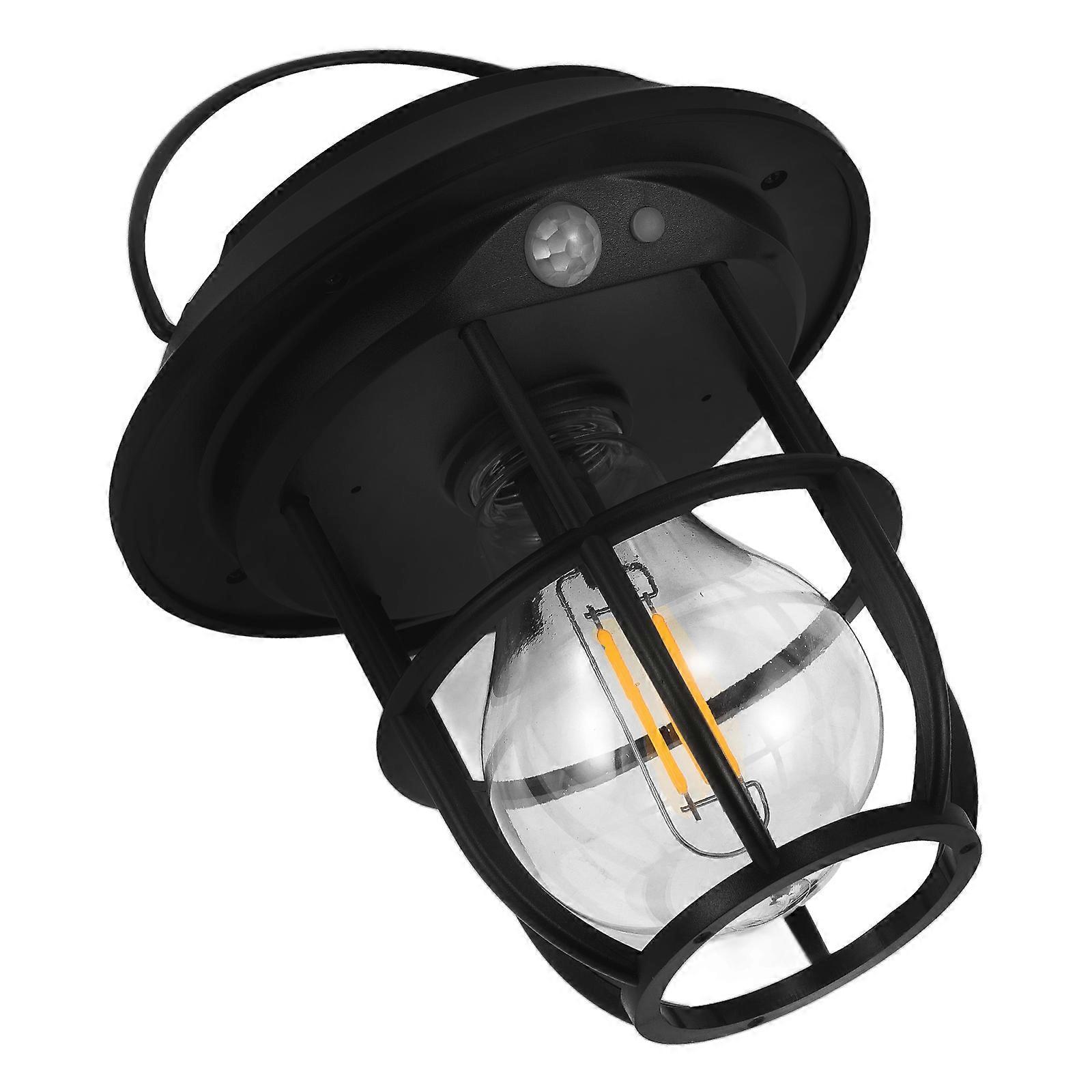 Tent Lamp Outdoor Enthusiasts Motion Sensor Lighting ABS Material Round Shape 1Pack