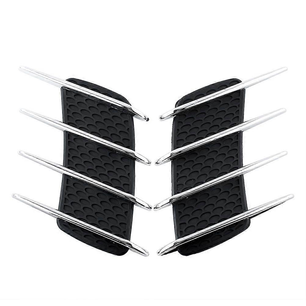 2Pcs Car Auto Surface Air Vent Decor Waterproof Grille Sticker