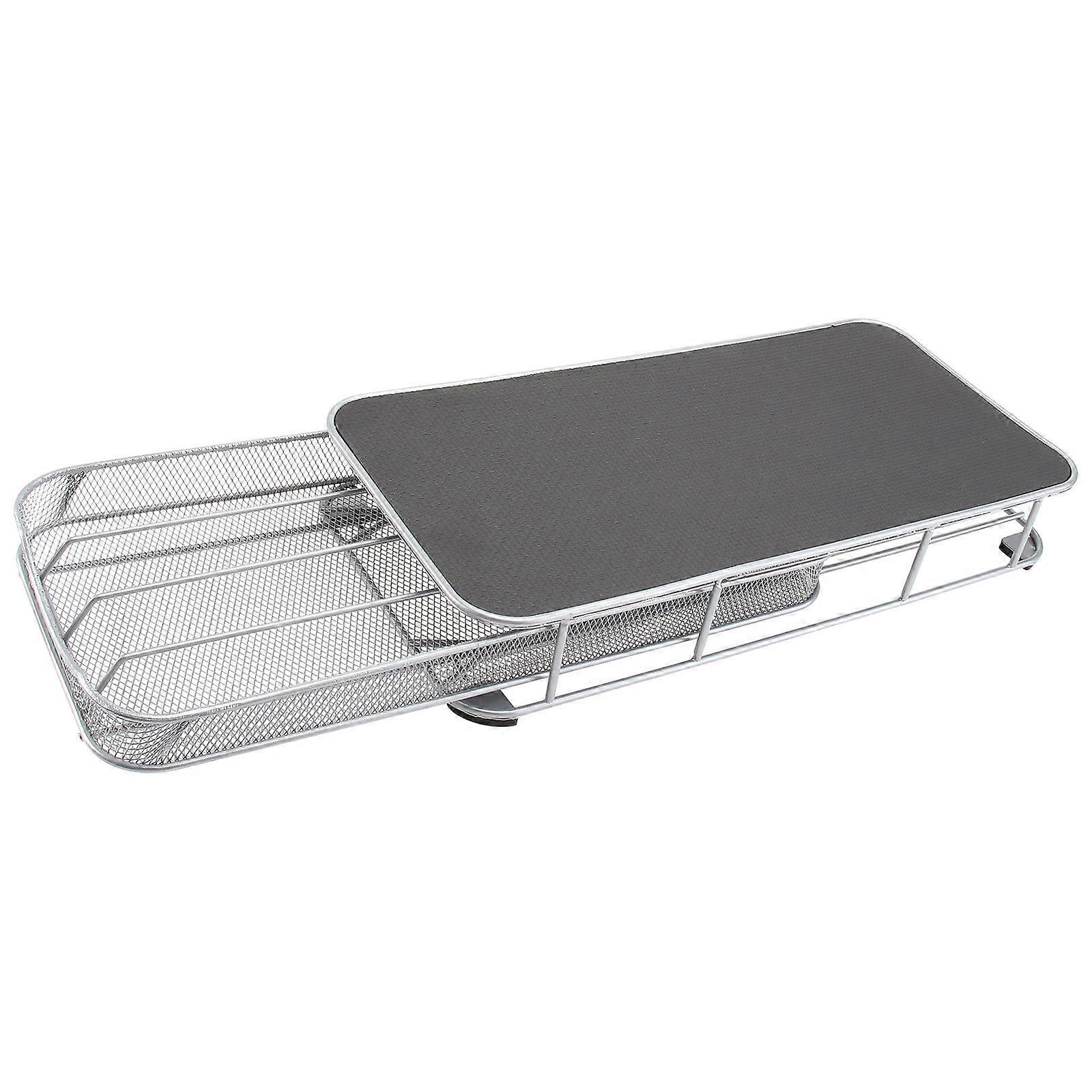 Silver Drawer Type Rack for Coffee Capsule Storage Stable and Iron Material
