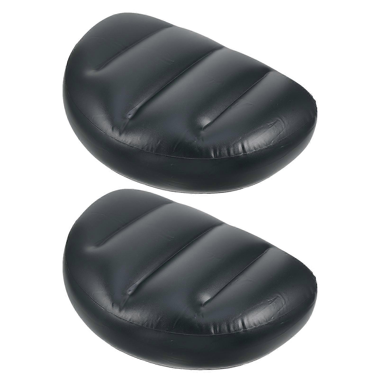 Pressure Relieving PVC Fishing Seat Pad Lightweight Green Cushion for Outdoor Use 2pcs