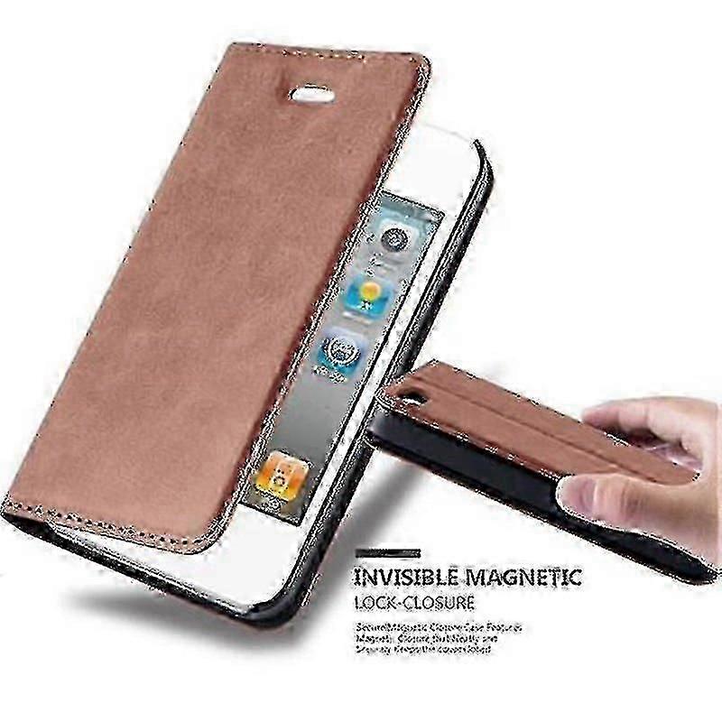 Case For Iphone 4 / 4s Foldable Phone Case - Cover - With Stand Function And Card Tray