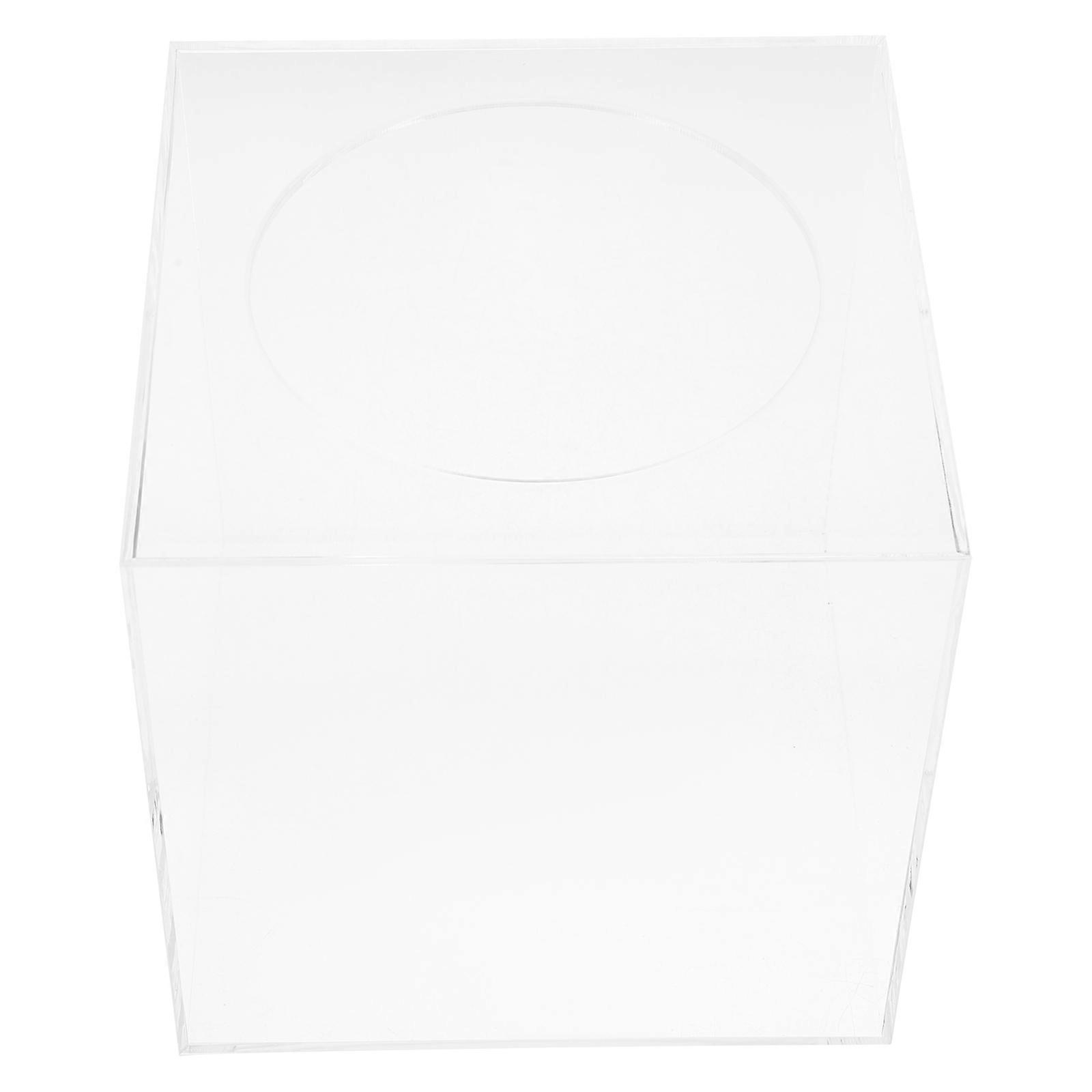 Transparent Acrylic Raffle Box for Donations, Draws & Secure Storage of Cards, Envelopes & Souvenirs – Versatile Use