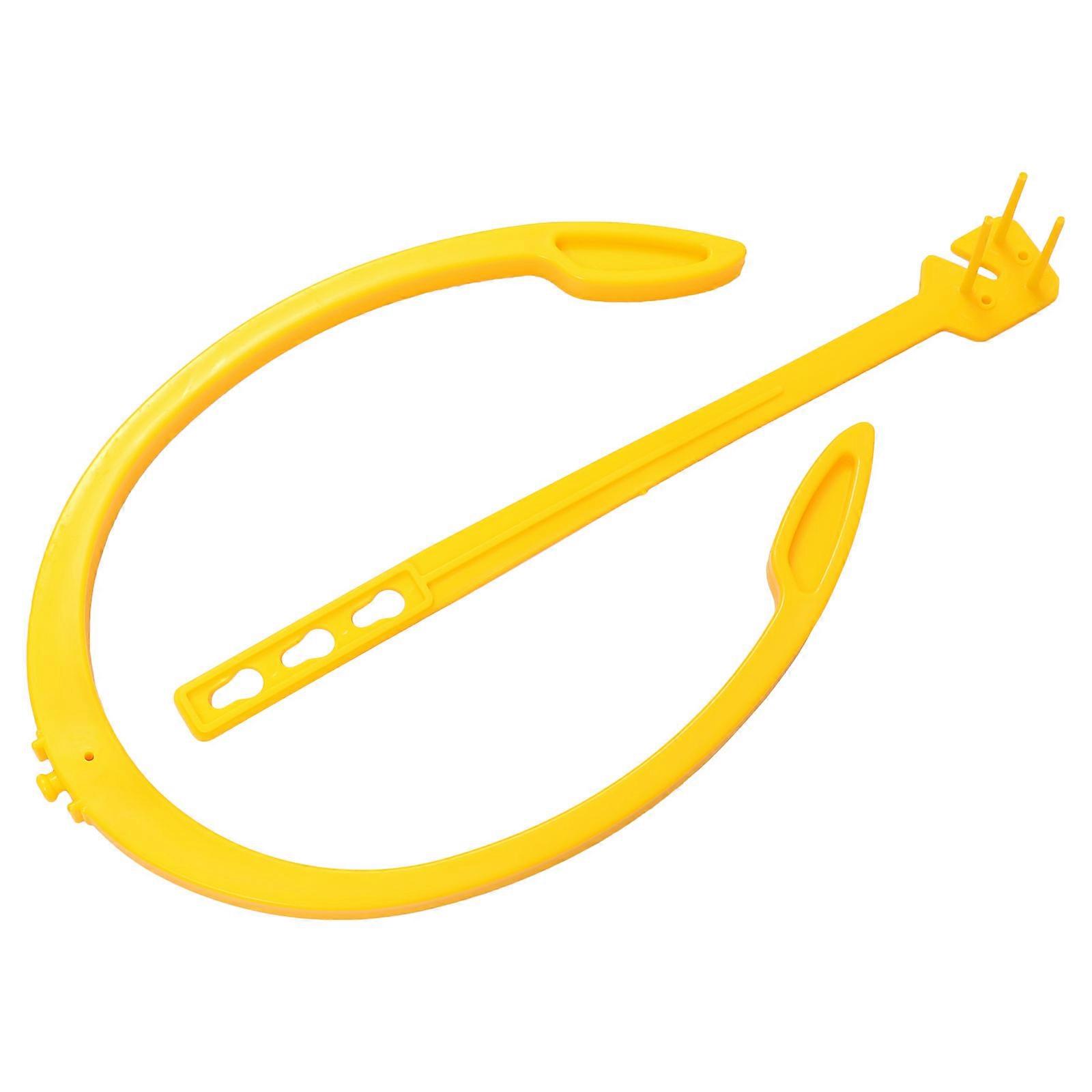 Yellow Plastic Artificial Insemination Jar Clamp for Bottle Pig Use Suitable for All Sows 7.5 inch