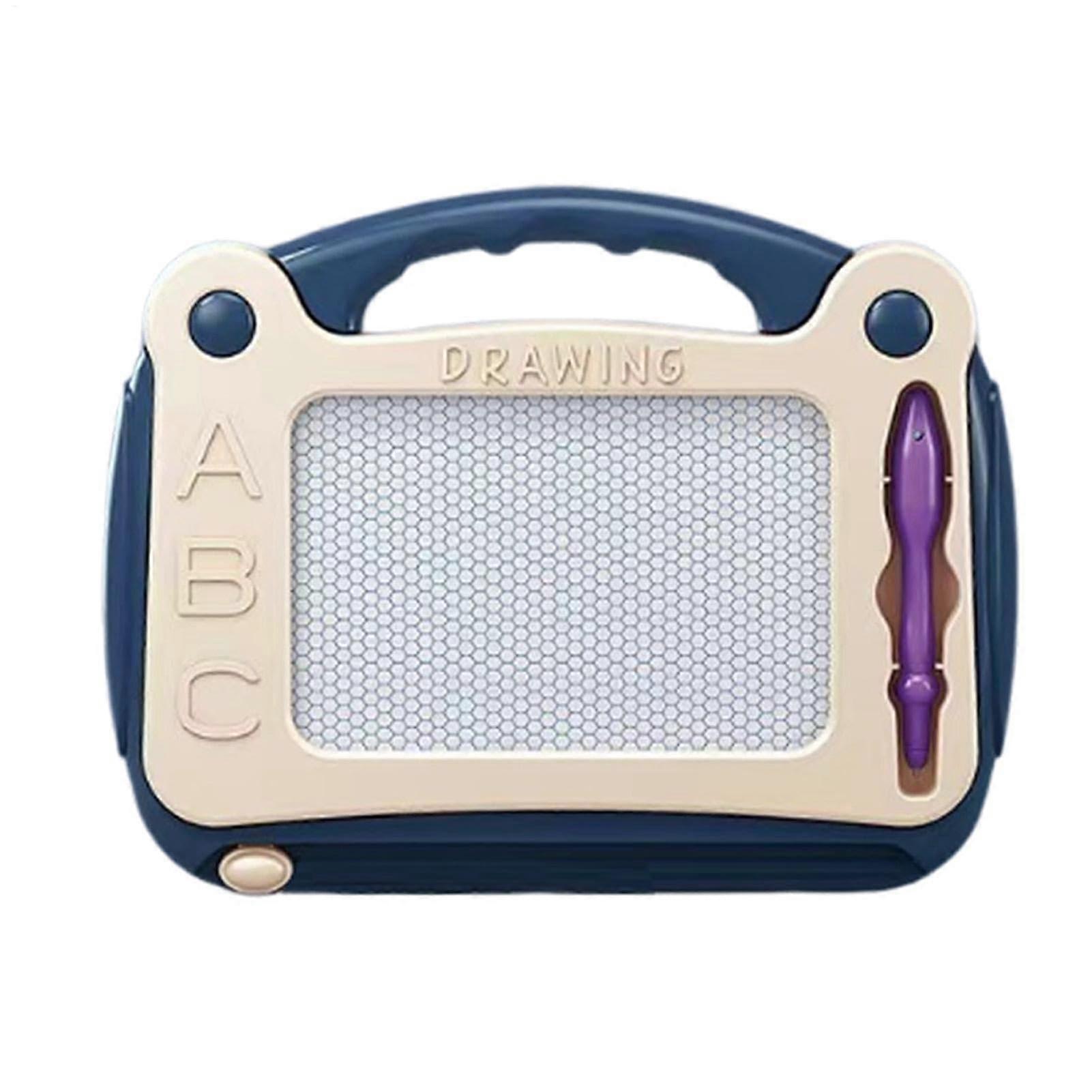 Magnetic Doodle Board for Kids, Blue Magnetic Sketch Pad, Erasable Drawing and Writing Pad, Ideal for Girls and Children