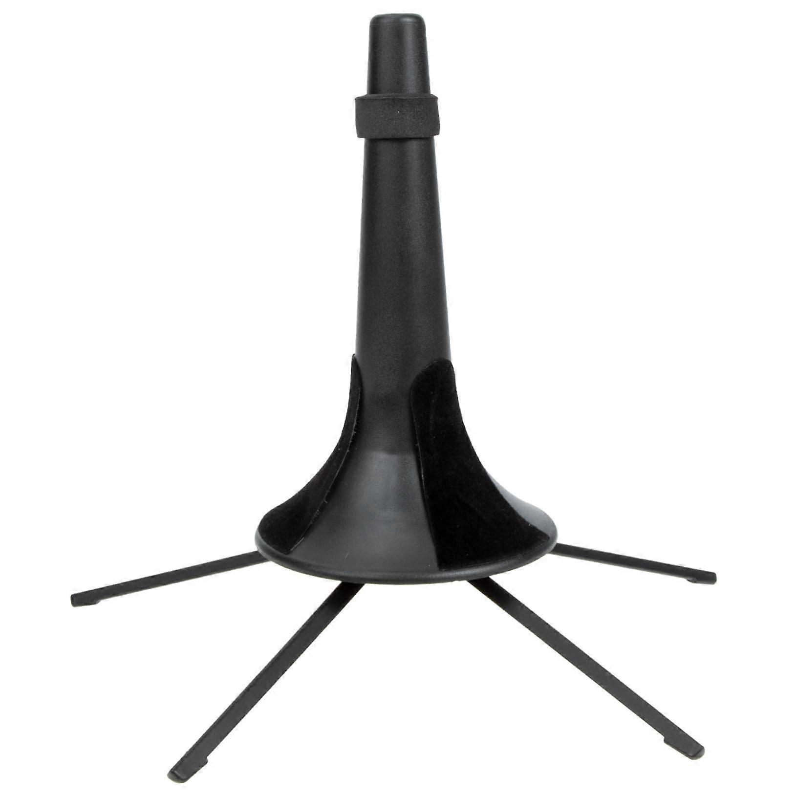 Professional Trumpet Stand Metal Construction Footed Base Stable For Musicians Instrument Displays