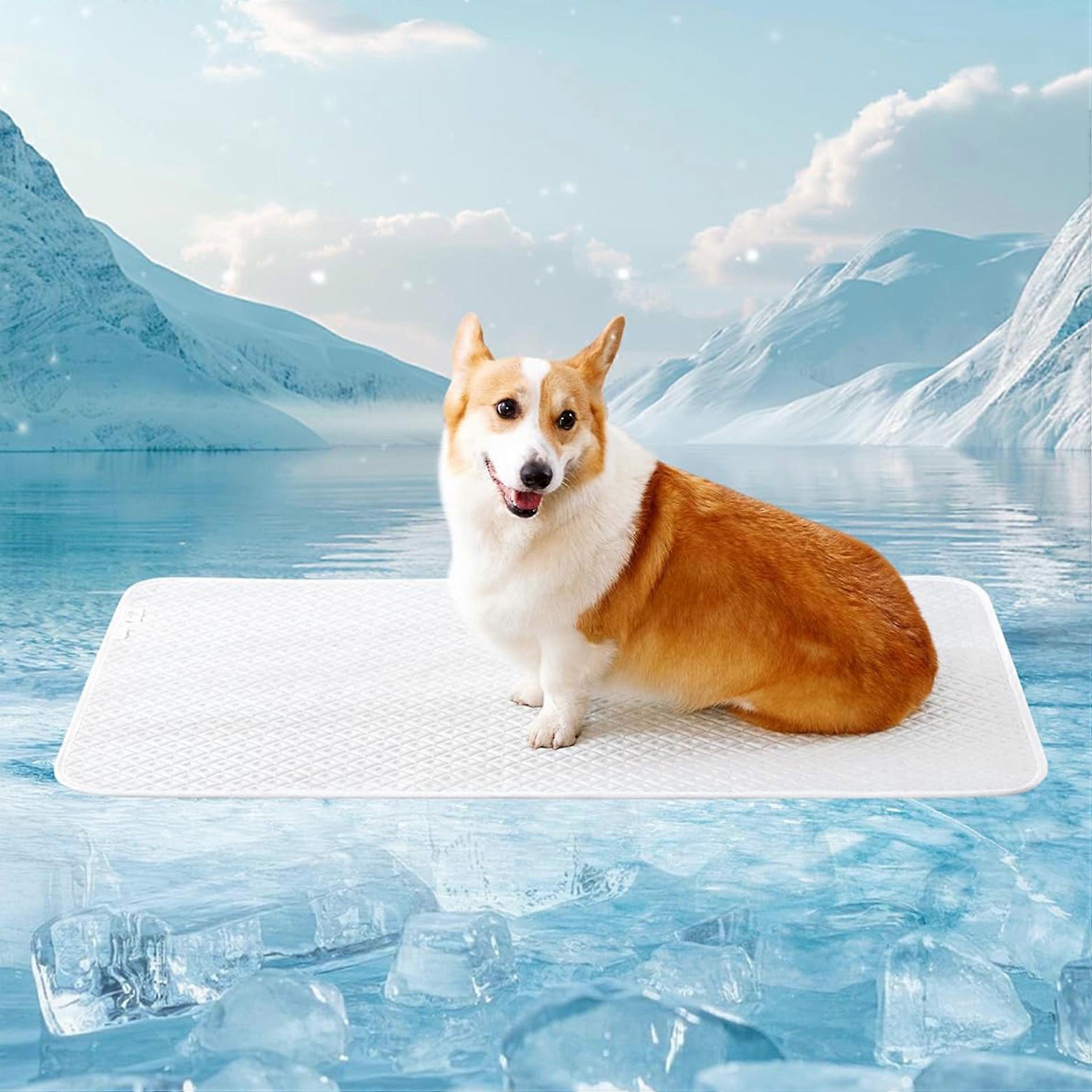 Pet ice pads, made of polyester with multiple sizes, S/M/L/XL, pet sleeping ice pads