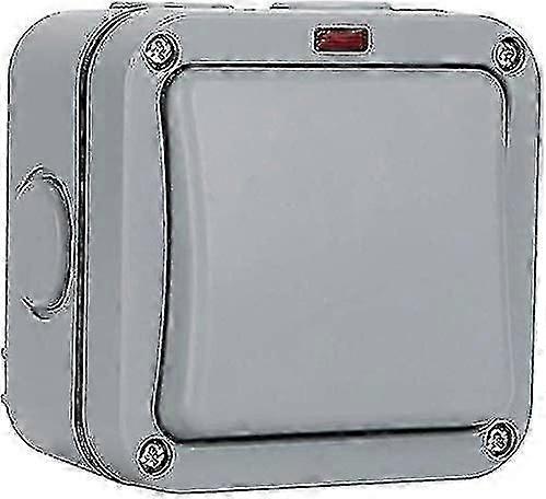 Waterproof Outdoor Switch, Control Switch, Indicator Light, 20a, Ip66