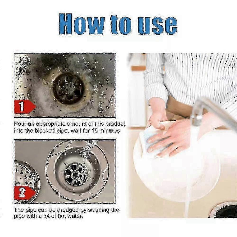 Wild Tornado Sink & Drain Cleaner - Powerful Formula for Clog-Free Pipes