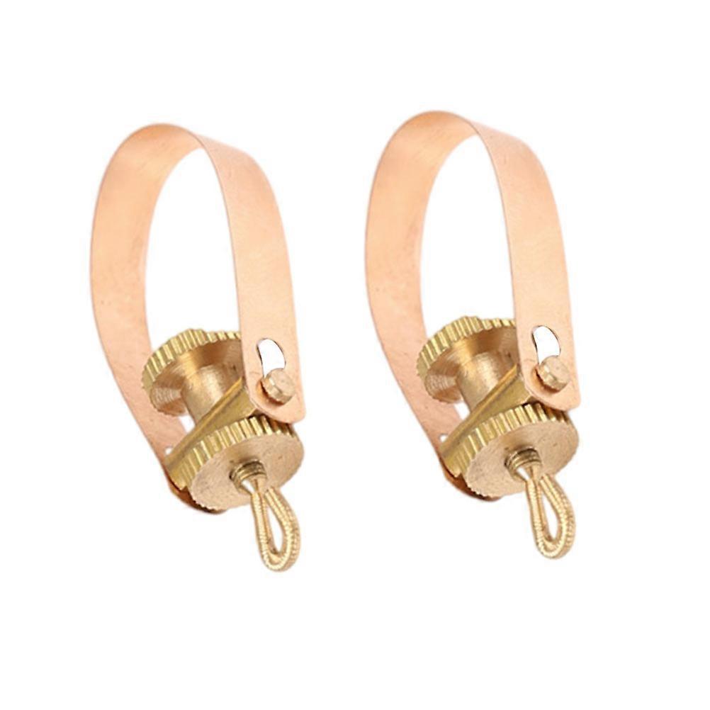 2pcs Erhu Fine Tuners Golden Copper String Adjusters for Accurate Tuning Durable Ergonomic Design Replacement for Musicians