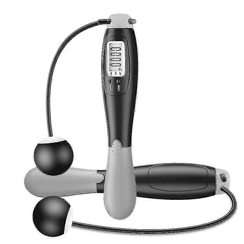 1pc Cordless Jump Ropes Digital Wireless Skip Rope Fitness Exercise Jumping Rope