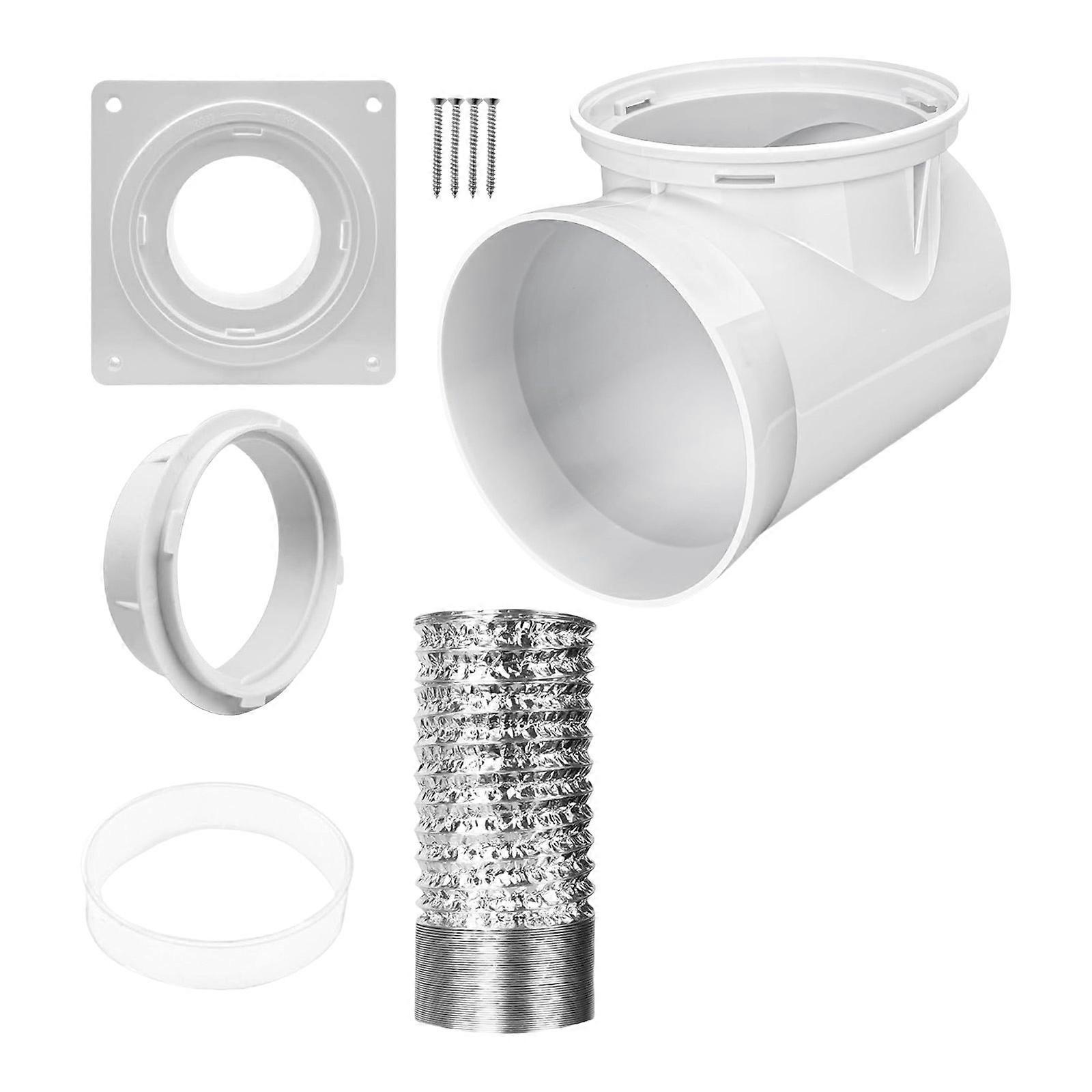 Energy Efficient Dryer Air System Adapter General Fitting Strong  Plastic Texture Suitable for Home and Office Use Multicolor