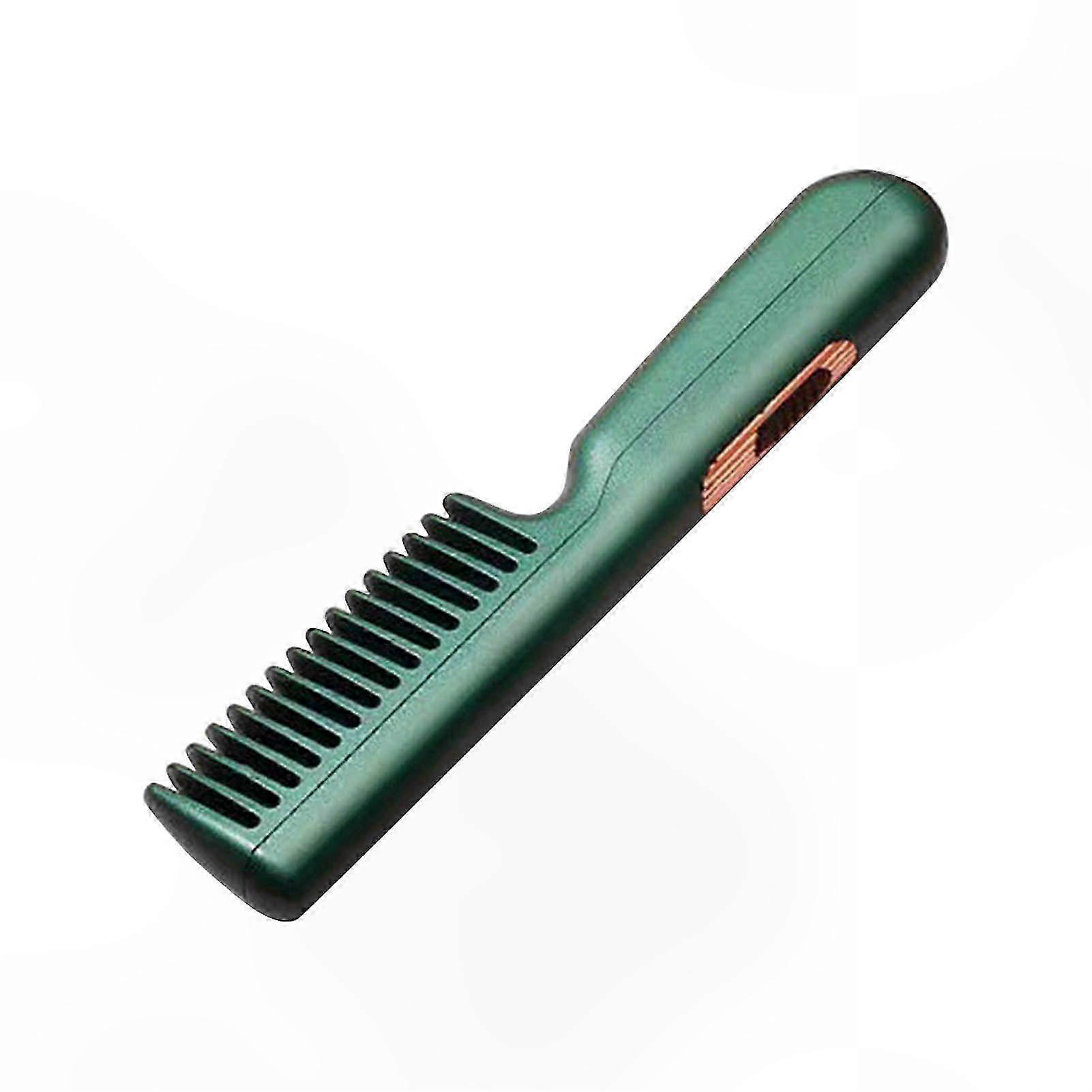 2025 Portable USB Hair Straightener Comb for Smoothing and Styling, 2-in-1 Flat Iron Tool