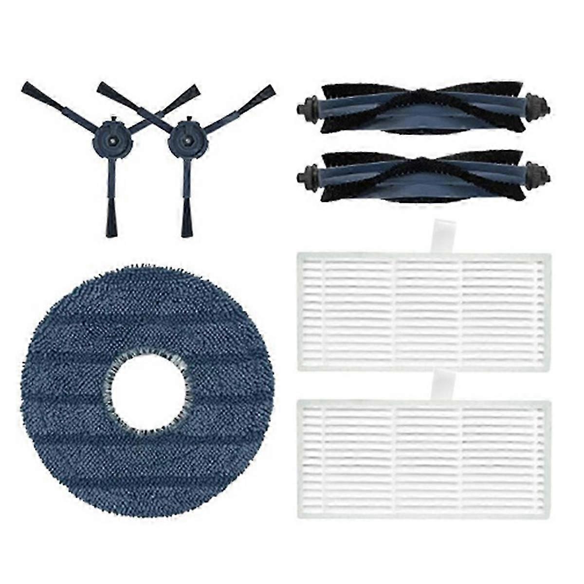 Suitable compatible Anker Eufy Sweeper Omni C20 Accessory Kit Main Brush Side Brush Mop Pad Filter-jc
