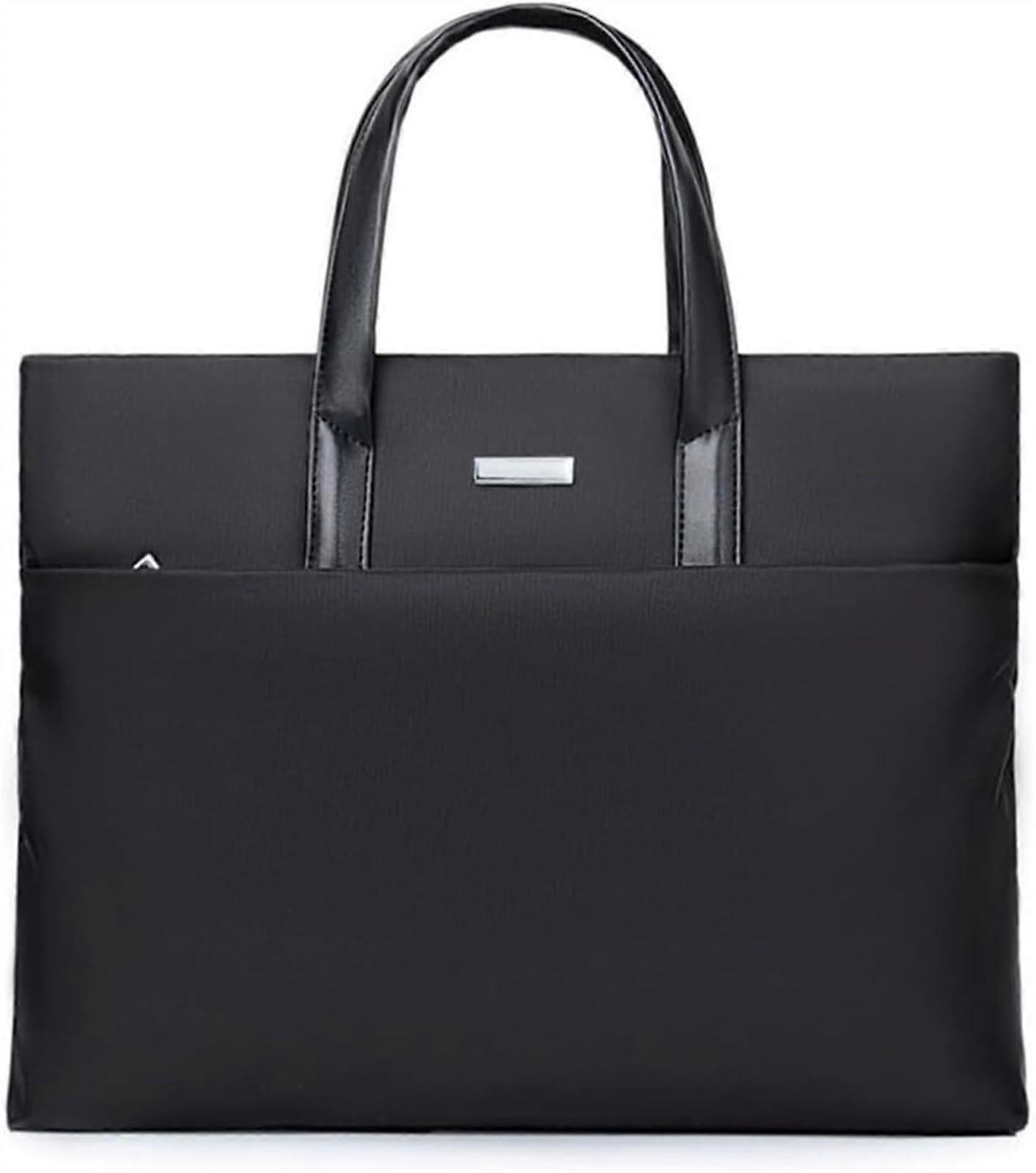 A4 Document Briefcase for Men, Business Handbag 37.5x7x29cm, Work Bag for Professionals, Durable Leather Style