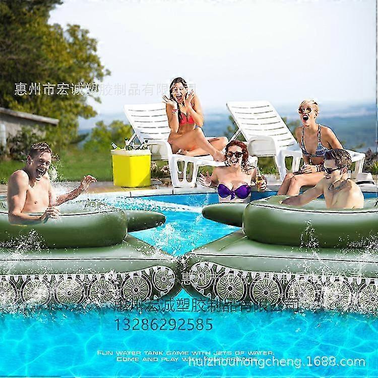 Inflatable Tank Float,Tank Pool Float with Water Cannon Squirt Wate...