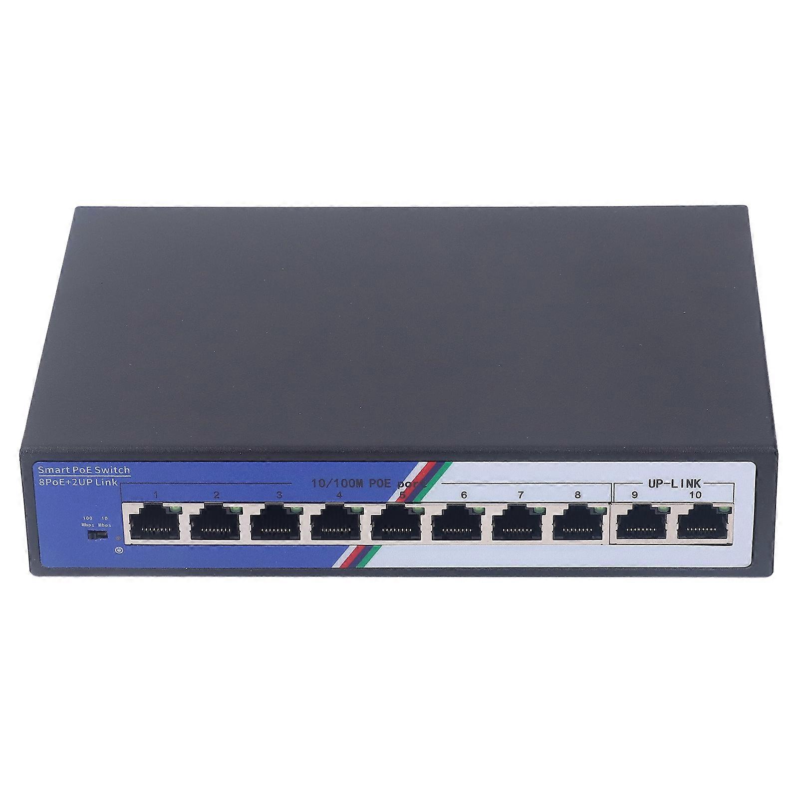 ZX G0802FNC 10-Port Gigabit PoE Switch 2Gbps Ethernet EU Plug