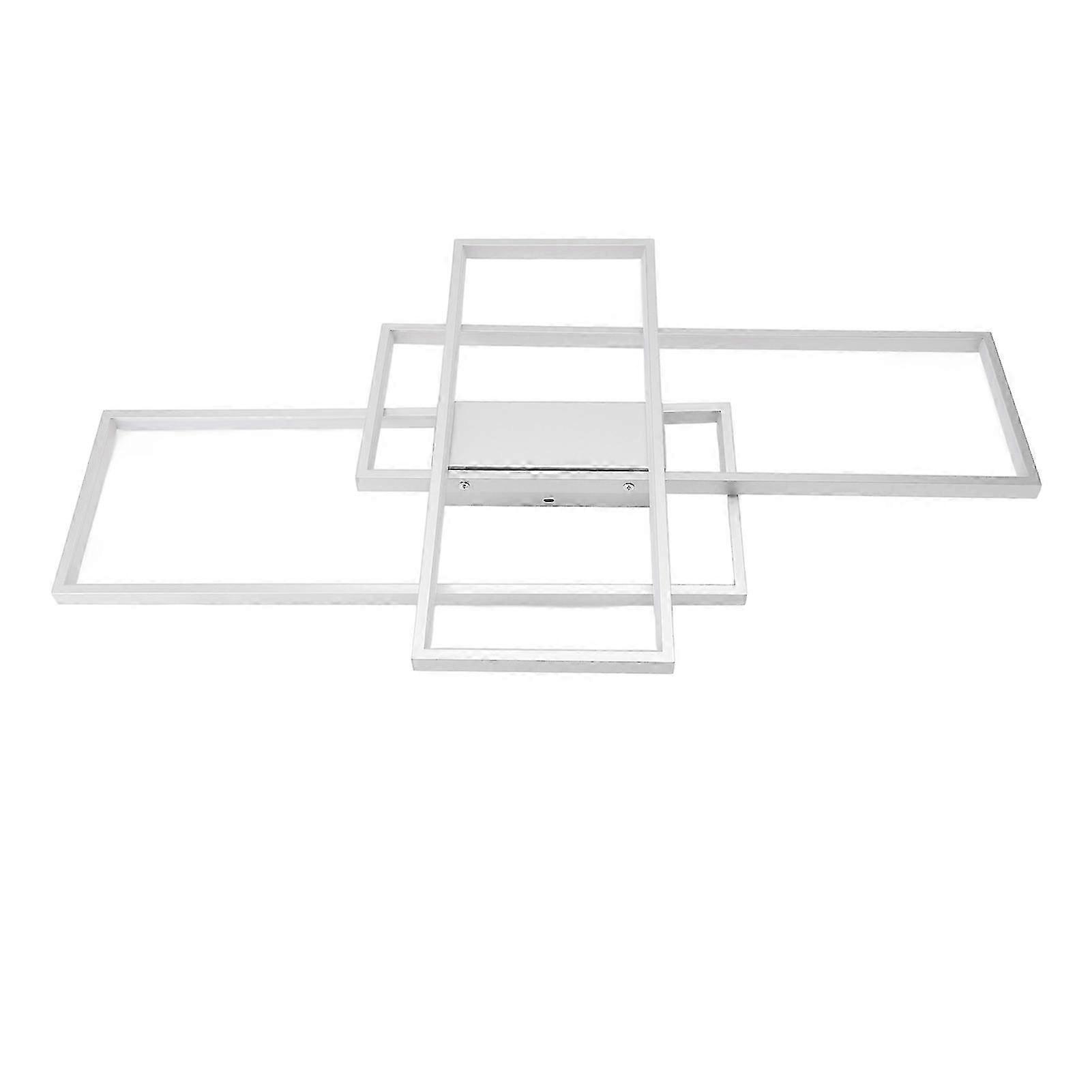 2025 Modern LED Ceiling Light Minimalism Style Rectangular Stepless Dimmable LED Flush Mount Ceiling Light with Remote Control Memory Function 100‑265