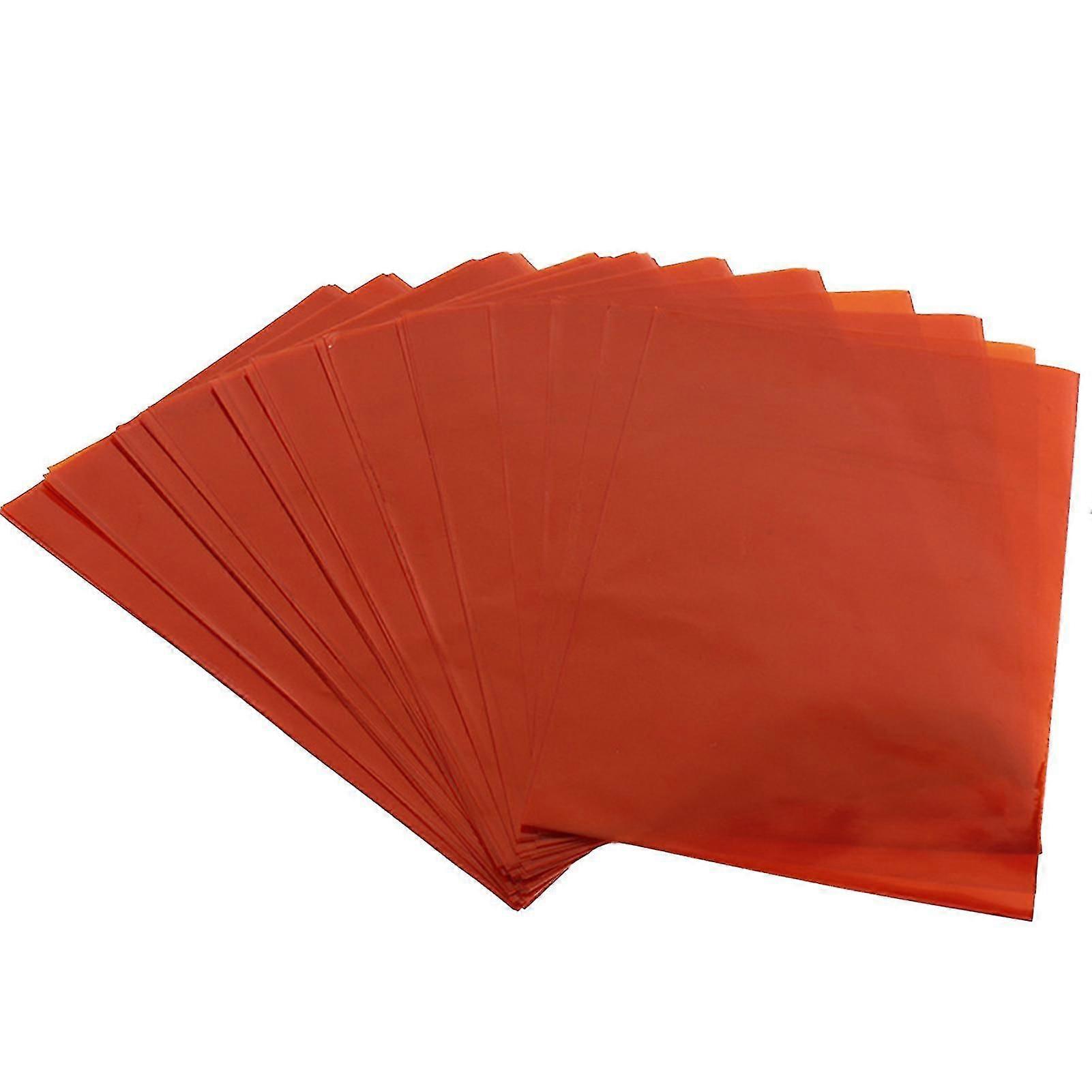 Transparent Foldable Cellophane Bags, 100pcs, for Festive Decorations