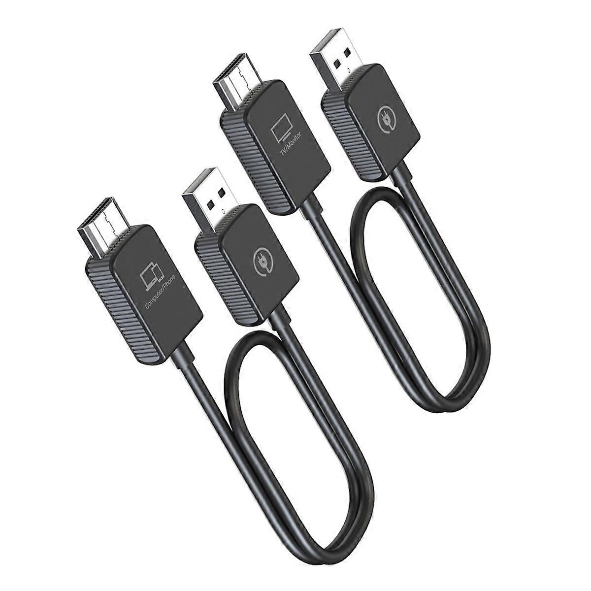 Wireless -Compatible Transmitter and Receiver 2.4G/5G for Streaming Video Audio for PC/TV Box/Projector