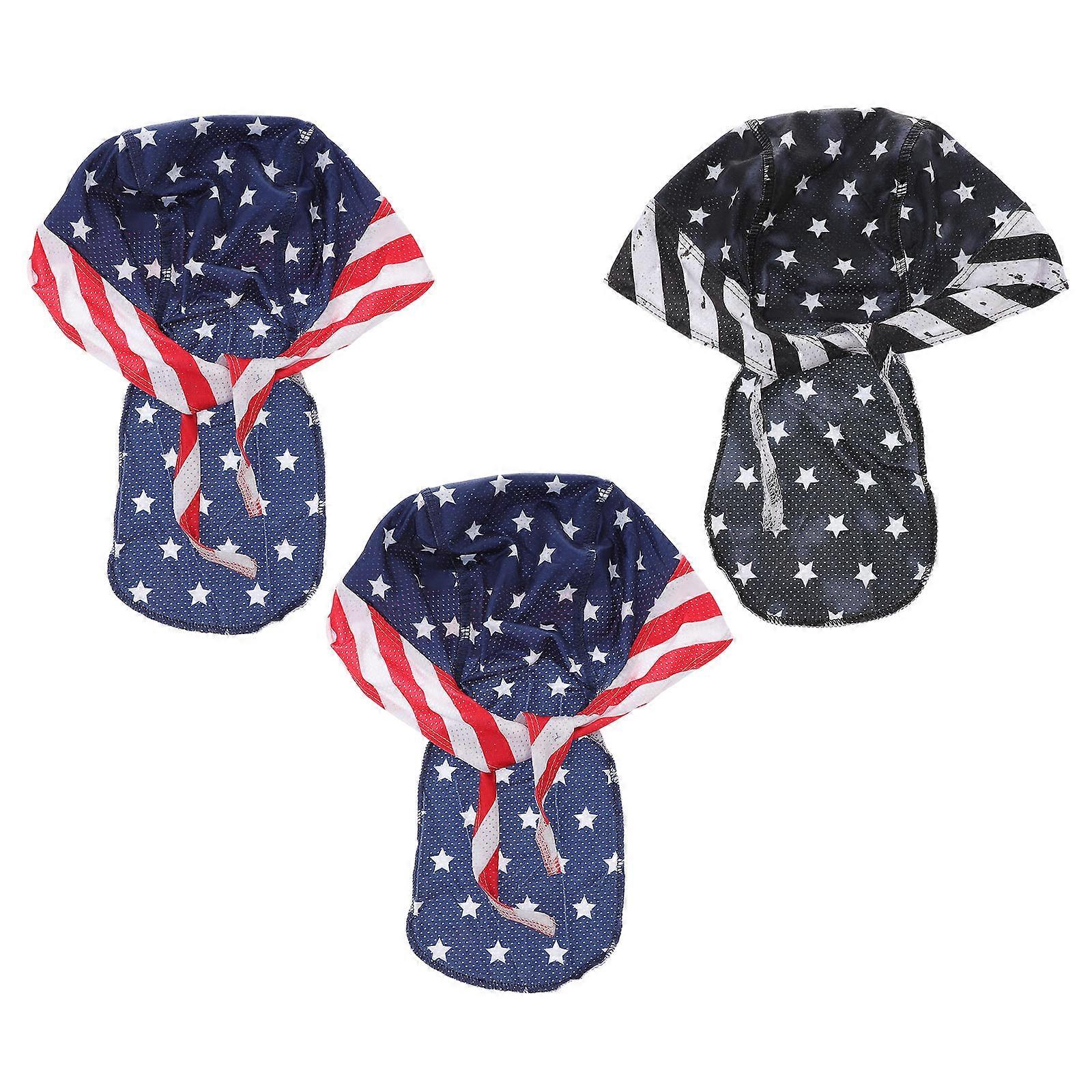 Quick Dry Cycling Cap Scarf 3pcs Set Lightweight UV Protection Headscarf for Men Women, Multi Functional Outdoor Sports Hat for Riding Climbing