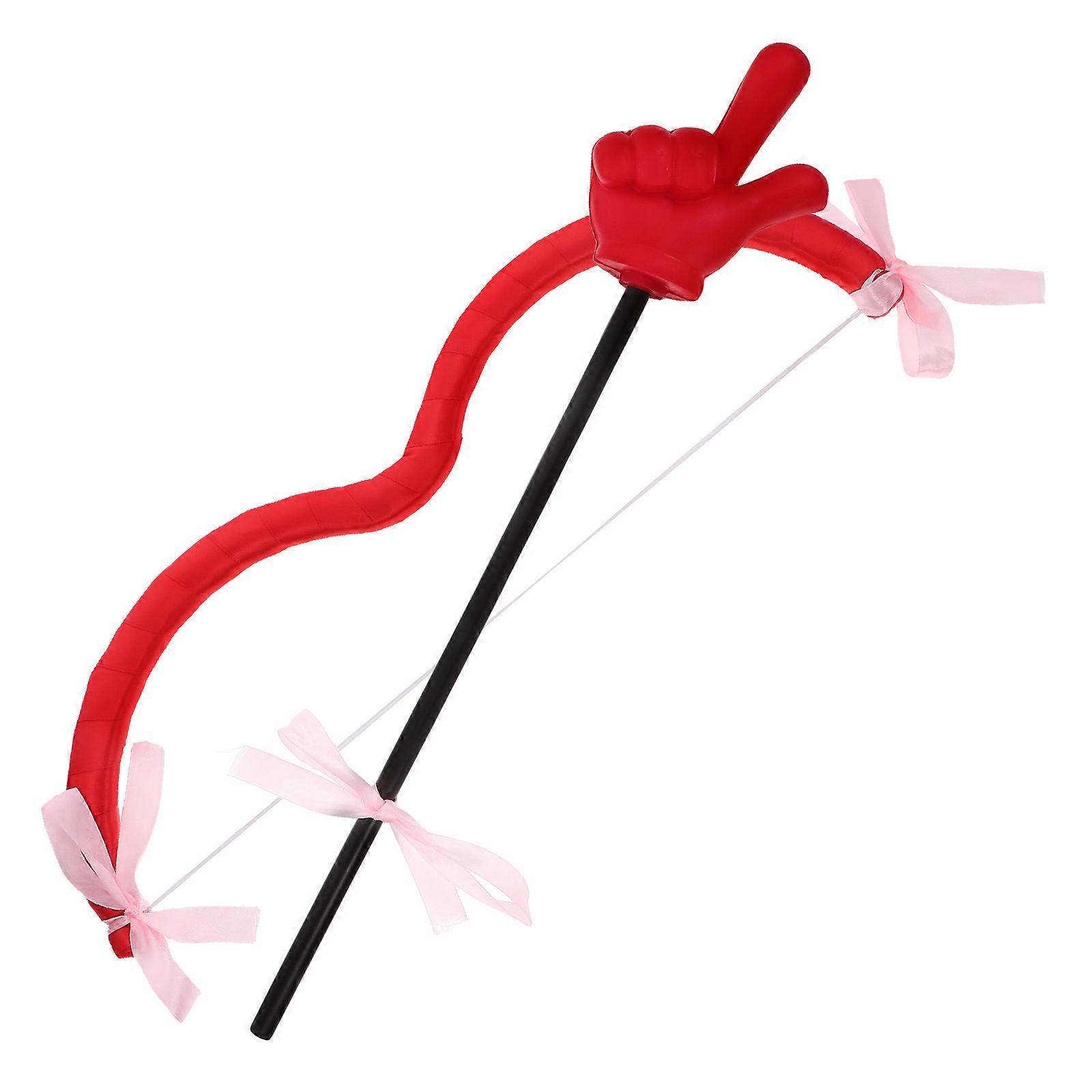 Cupid Valentine Party Prop with Foam and Cloth Red Masquerade Cosplay Accessory Kit for Men 6.5 Inches