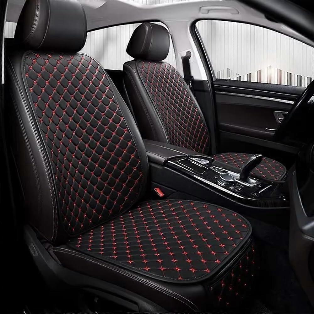 Leather Car Seat Cushion For Benz GLC X254 SUV , 5Seats, Waterproof Protector, Adjustable, Black Red