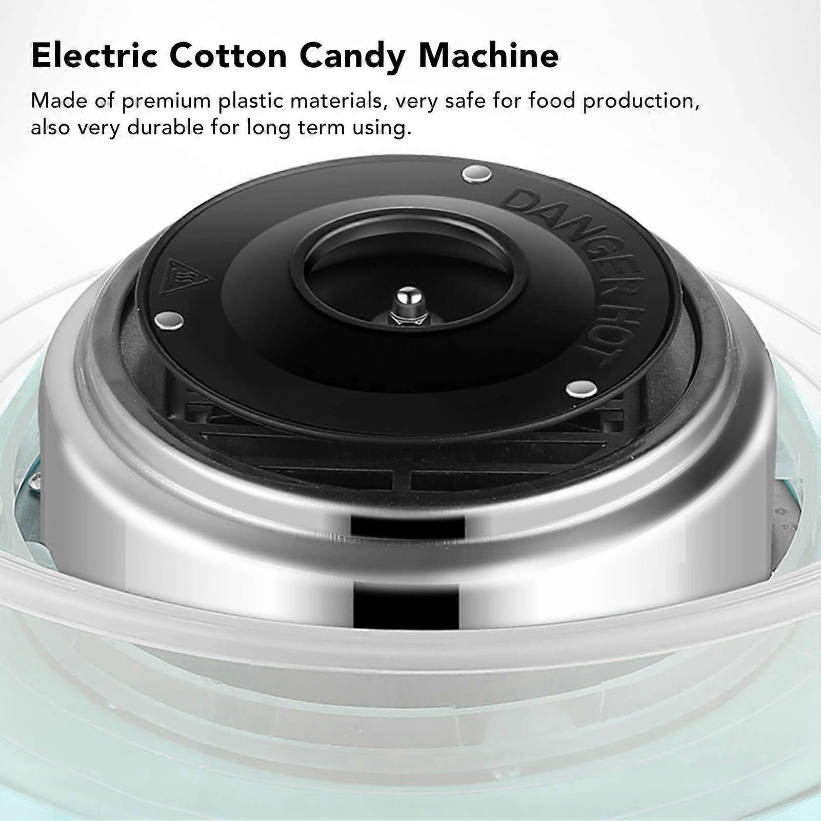 Automatic Cotton Candy Maker 1680g Quick Heating Plastic Home Use