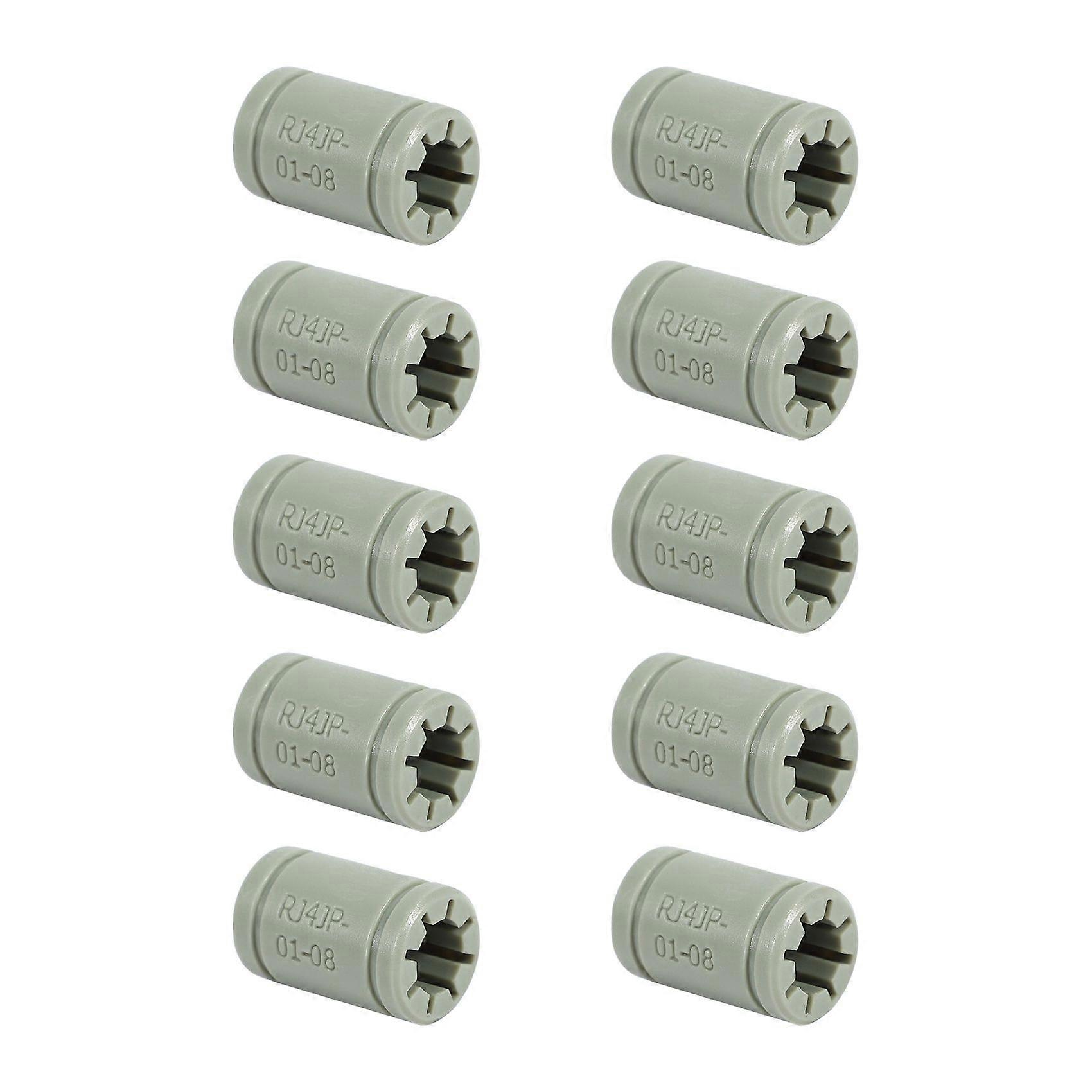 10Pcs Plastic 8 Mm Linear Anet Bearing Same As Rj4Jp-01-08 Ball Bearing For Anet A8 Prusa I3 3D Pri