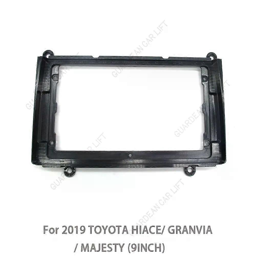 9Inch Car Radio Fascias For 2019 TOYOTA HIACE/ GRANVIA/ MAJESTY Android Stereo Frame Player 2 Din Head Unit Panel Dash Trim