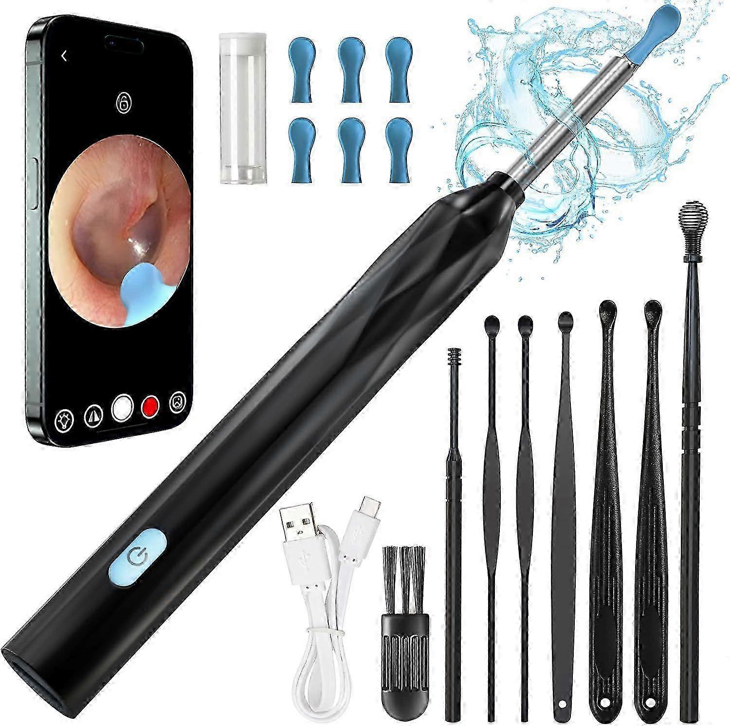 Wireless Ear Wax Removal Tool Camera, Visible Earpick with Waterproof and