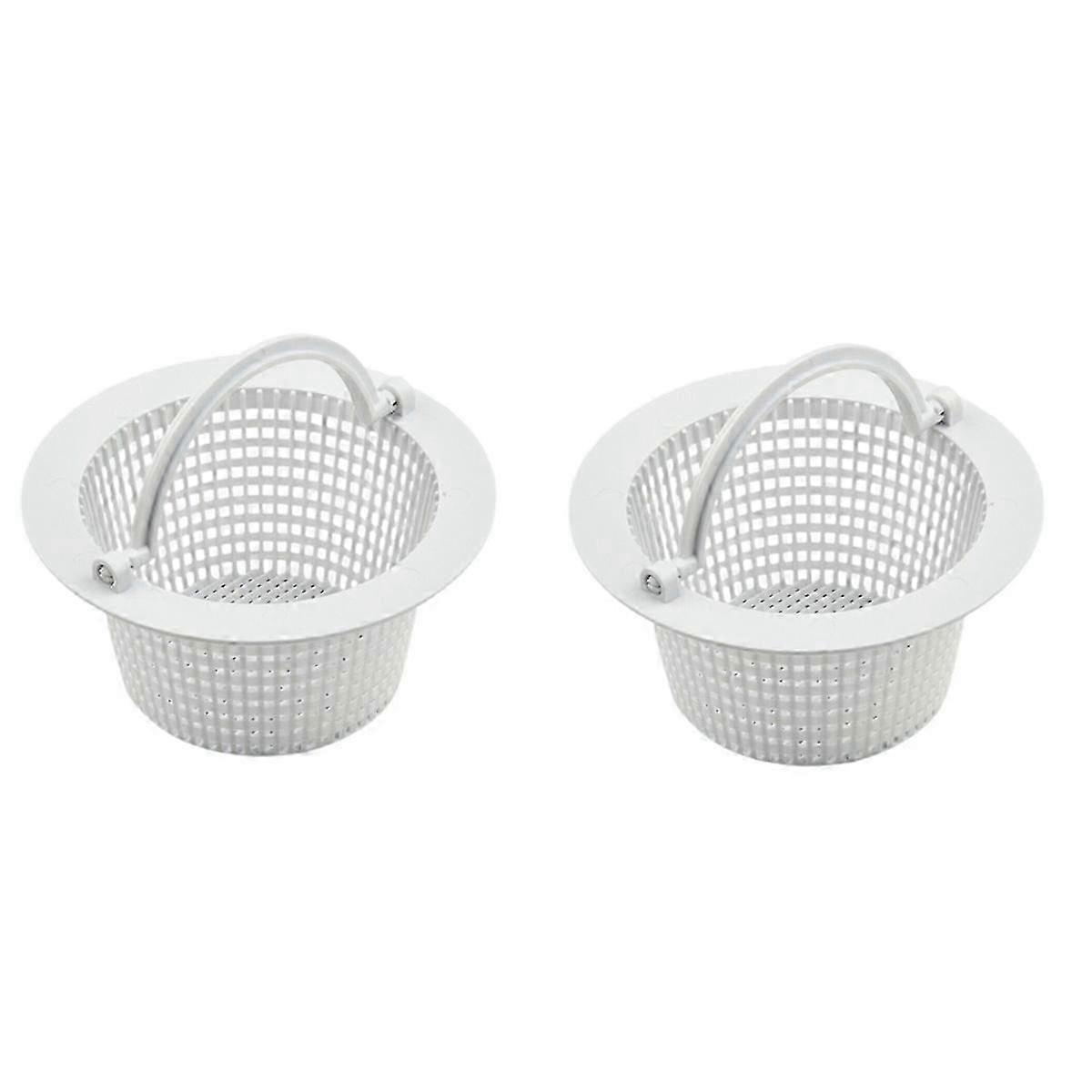 Pool Skimmer Filter Basket Cleaning Tools Wall Drain Accessories Handle Filter Basket Set