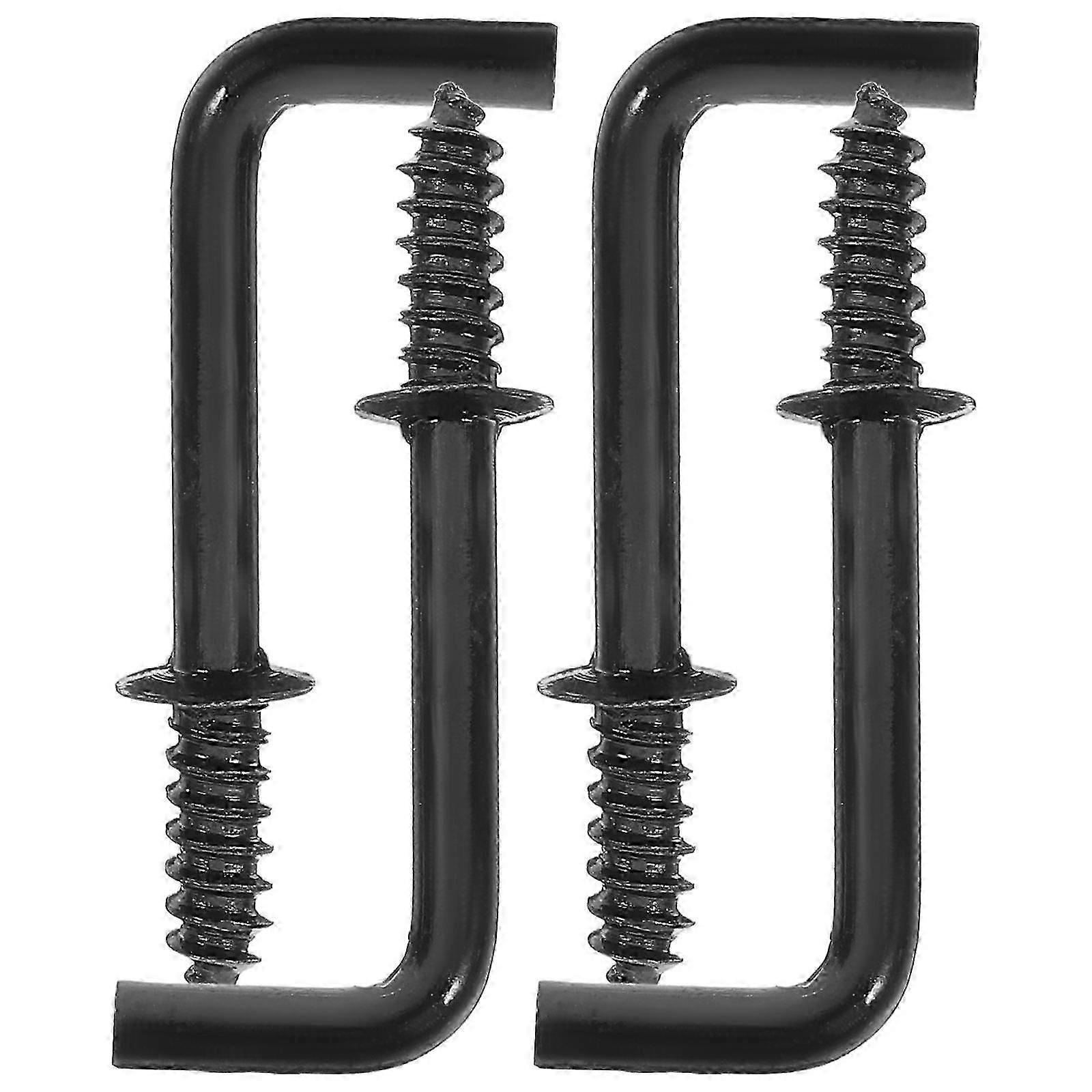 Screw Fixed Hook L Shape Screw Hooks For Hanging Picture Frames Home Office 100Pcs