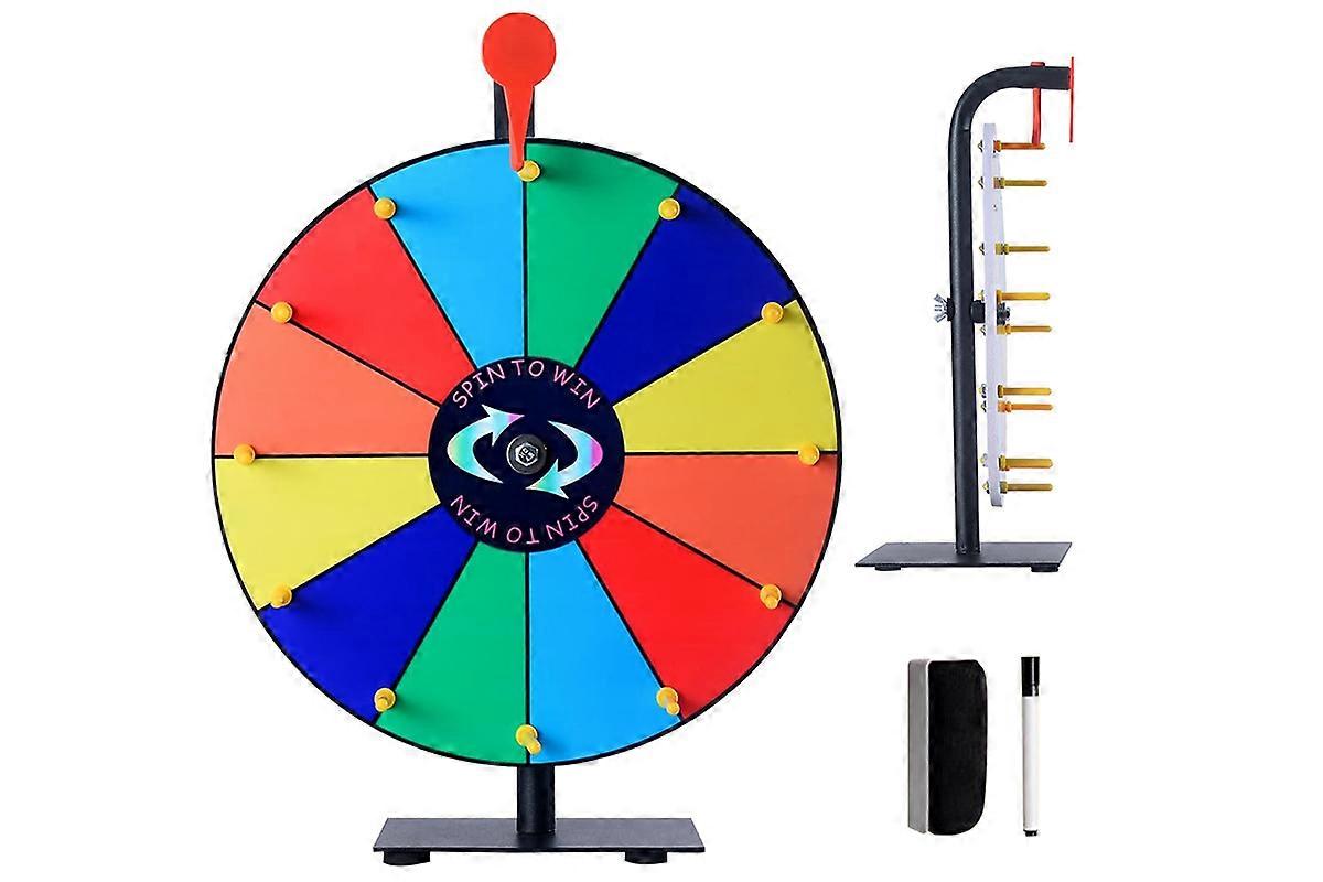 30cm Prizes Spinner With Stand Tabletop Prize Wheel For Game Carnival
