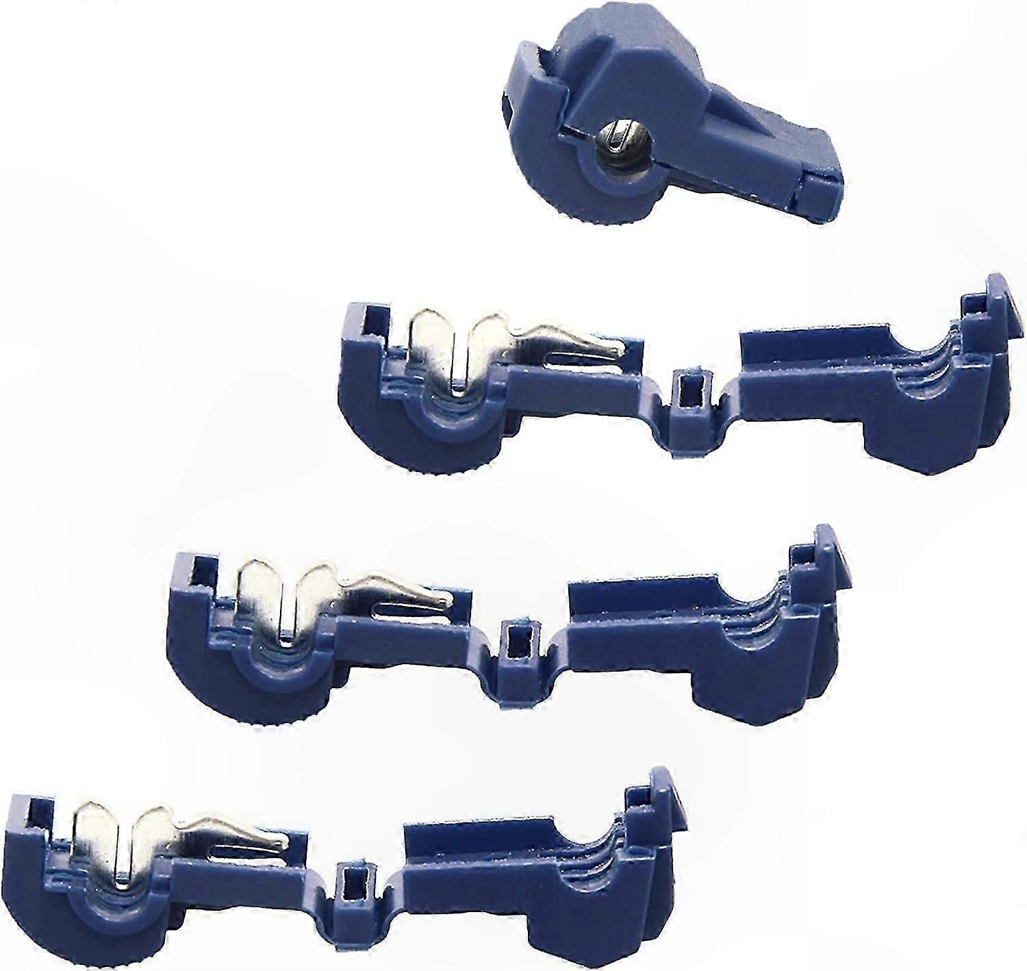 4-Pack T-Branch Connectors for Boundary Wire, Quick Cable Terminals, Loop Fixing Current Connectors, Durable Wire Junction Solution