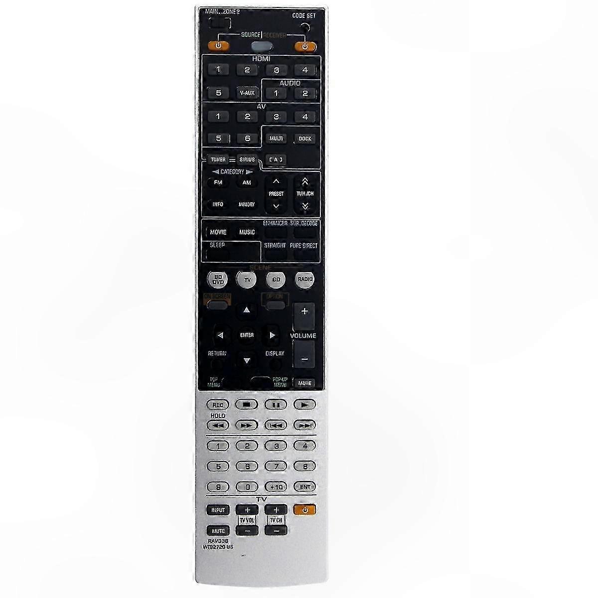 Remote Control Replacement for AV Receiver RX-A700 RX-V667 RX-A700BL-Compatible Universal Sub Remote
