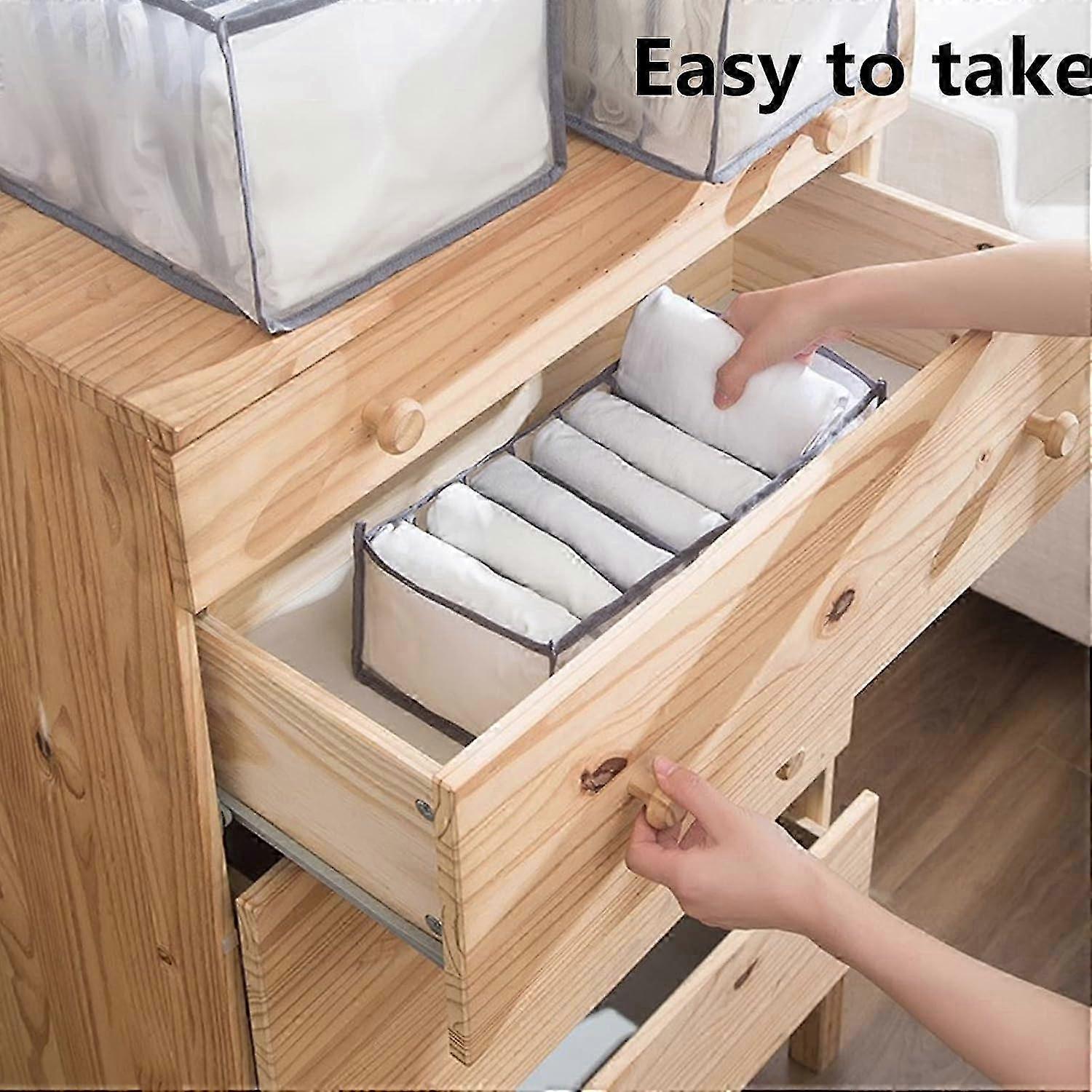 1 Foldable Mesh Wardrobe Clothes Organizer for Closet Visible Storage 2025