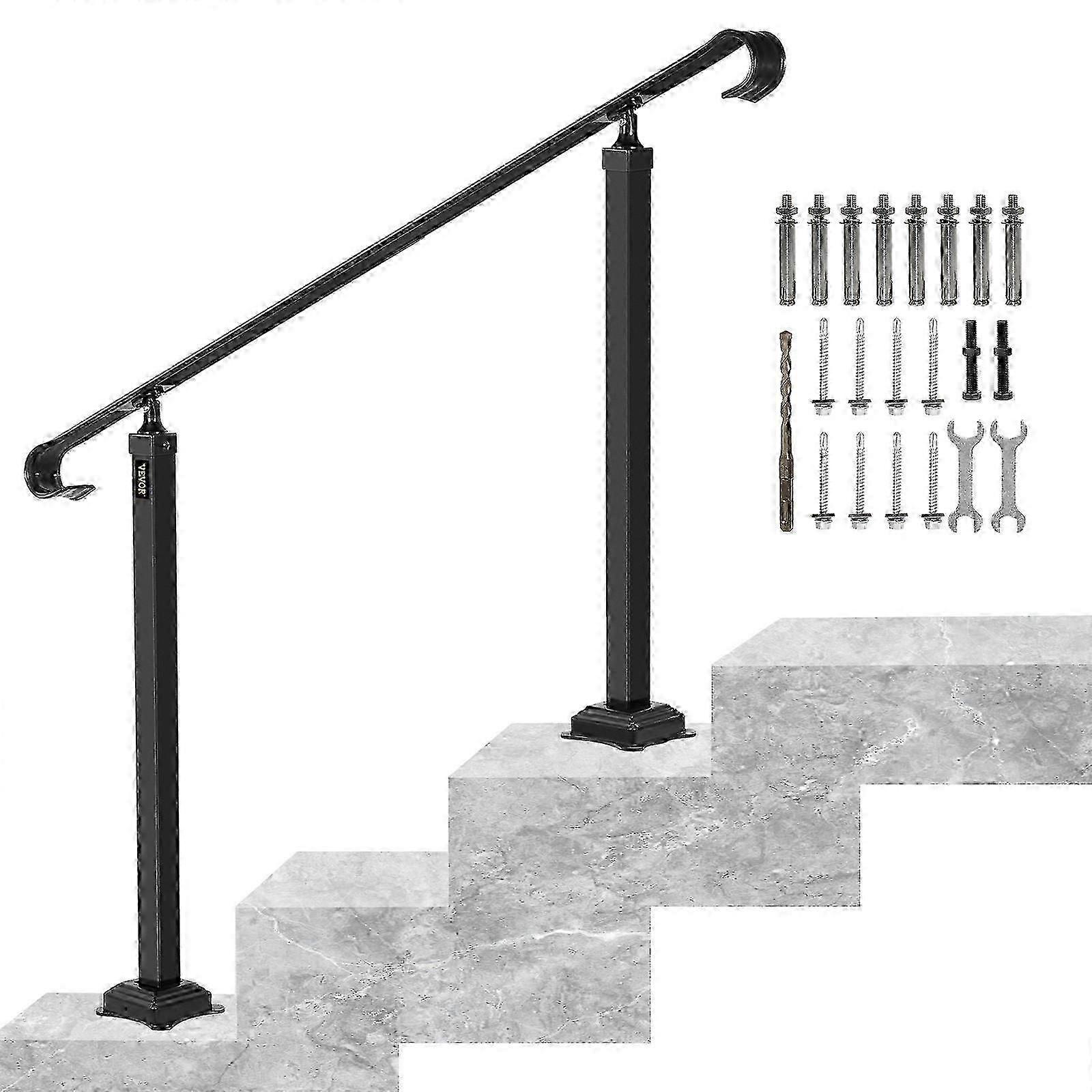 Wrought Iron Handrail Stair Railing Fit