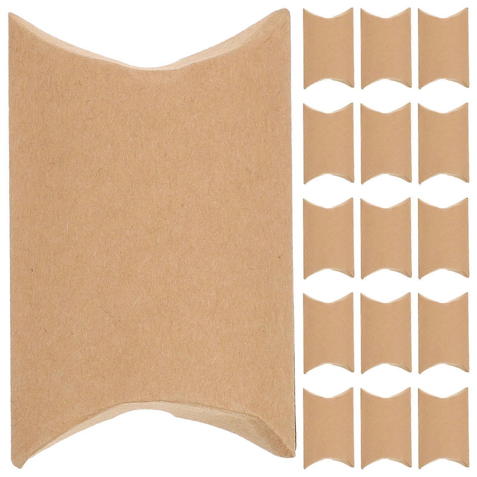 Golden Paper Pillow Shape Candy Box for Party Use with 60Pcs