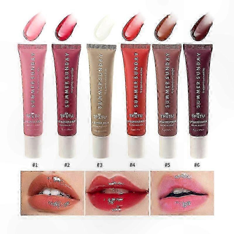 Hydrating Lip Butter with Peptide Care - Mini Tinted Balm for Soft, Shiny Lips