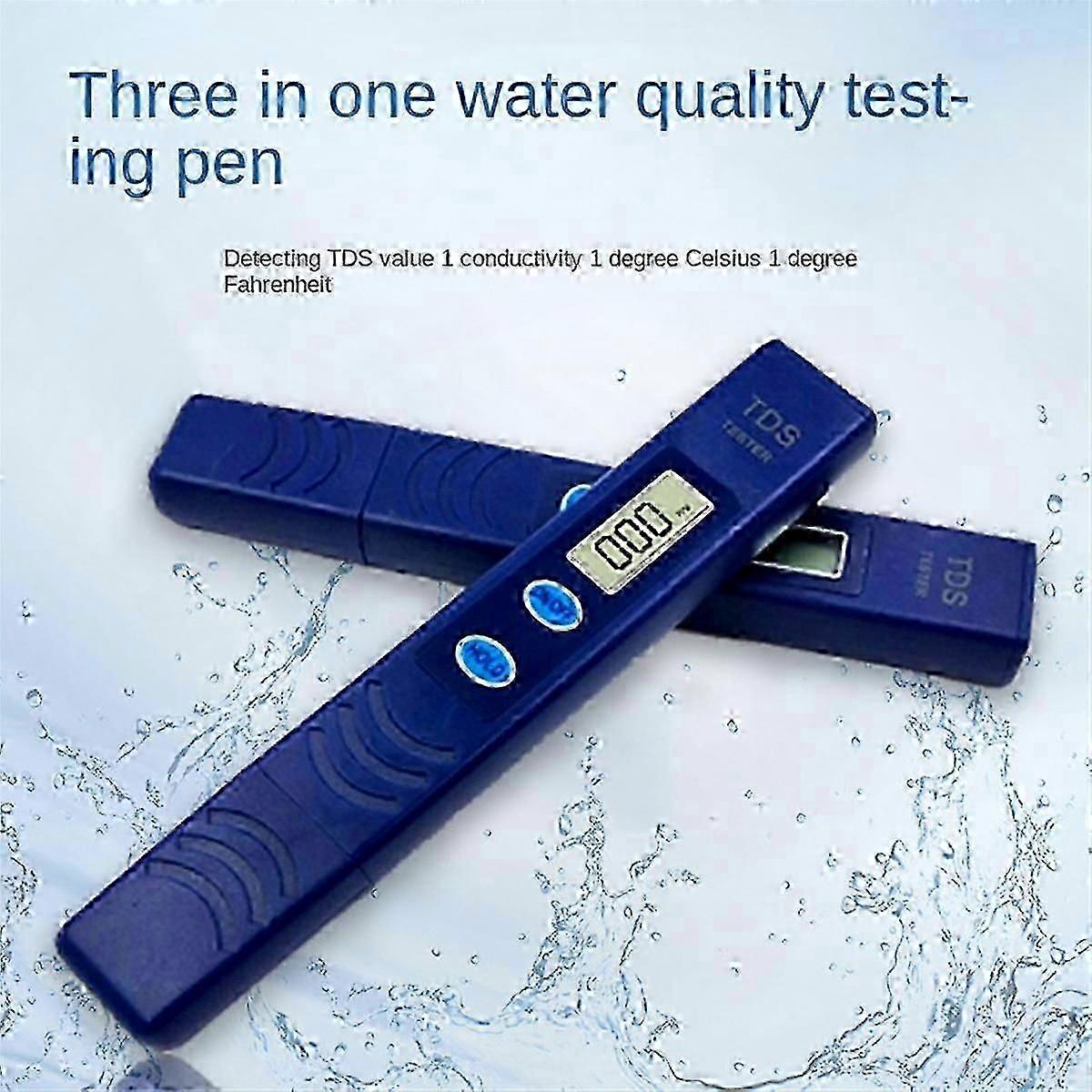 3-in-1 Portable Water Quality Testing Device for Drinking Water Analysis