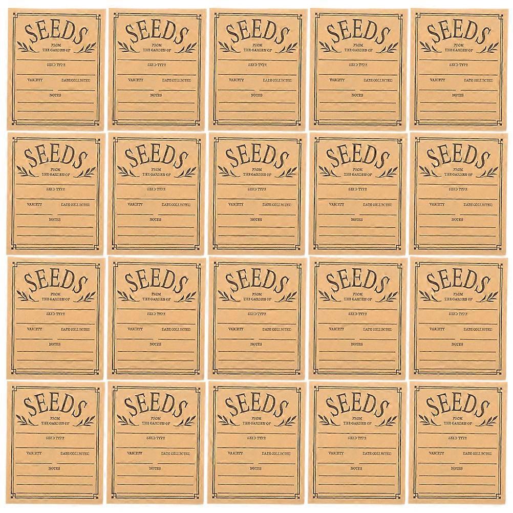 Small Envelopes Reusable Storage Envelopes for Gardeners Paper Khaki Moisture Protection Function 100Pcs