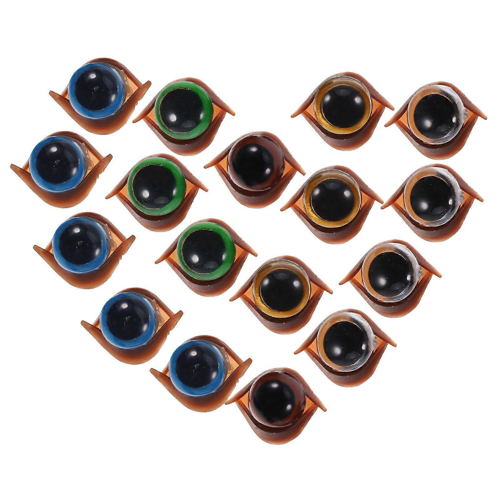 Craft Eyes Plastic Doll Eyes for DIY Use with 100Sets Suitable for Stuffed Toys
