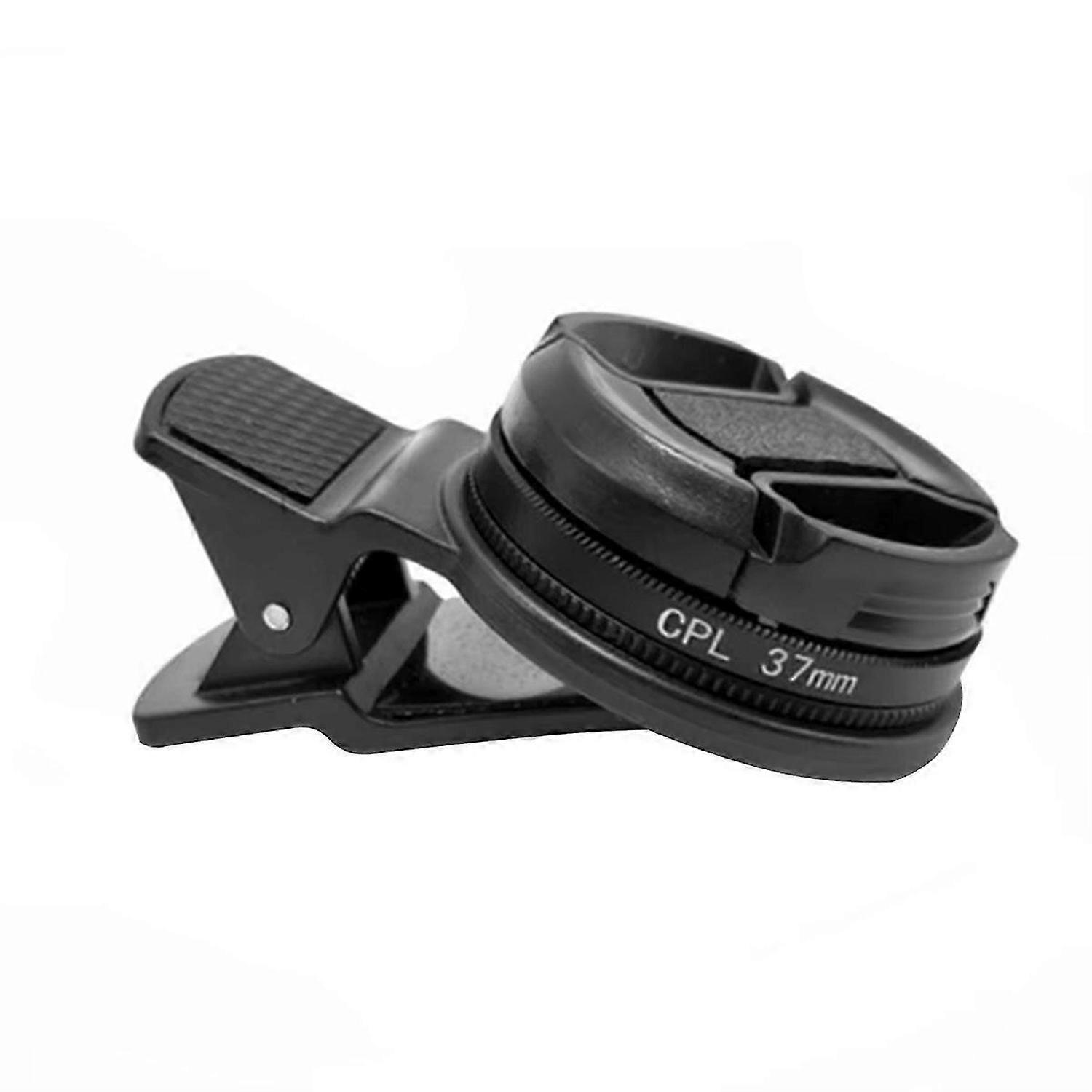 CPL Filter Lens Portable Circular Polarizer with Phone Clip Enhances Photography By Reducing Glare &