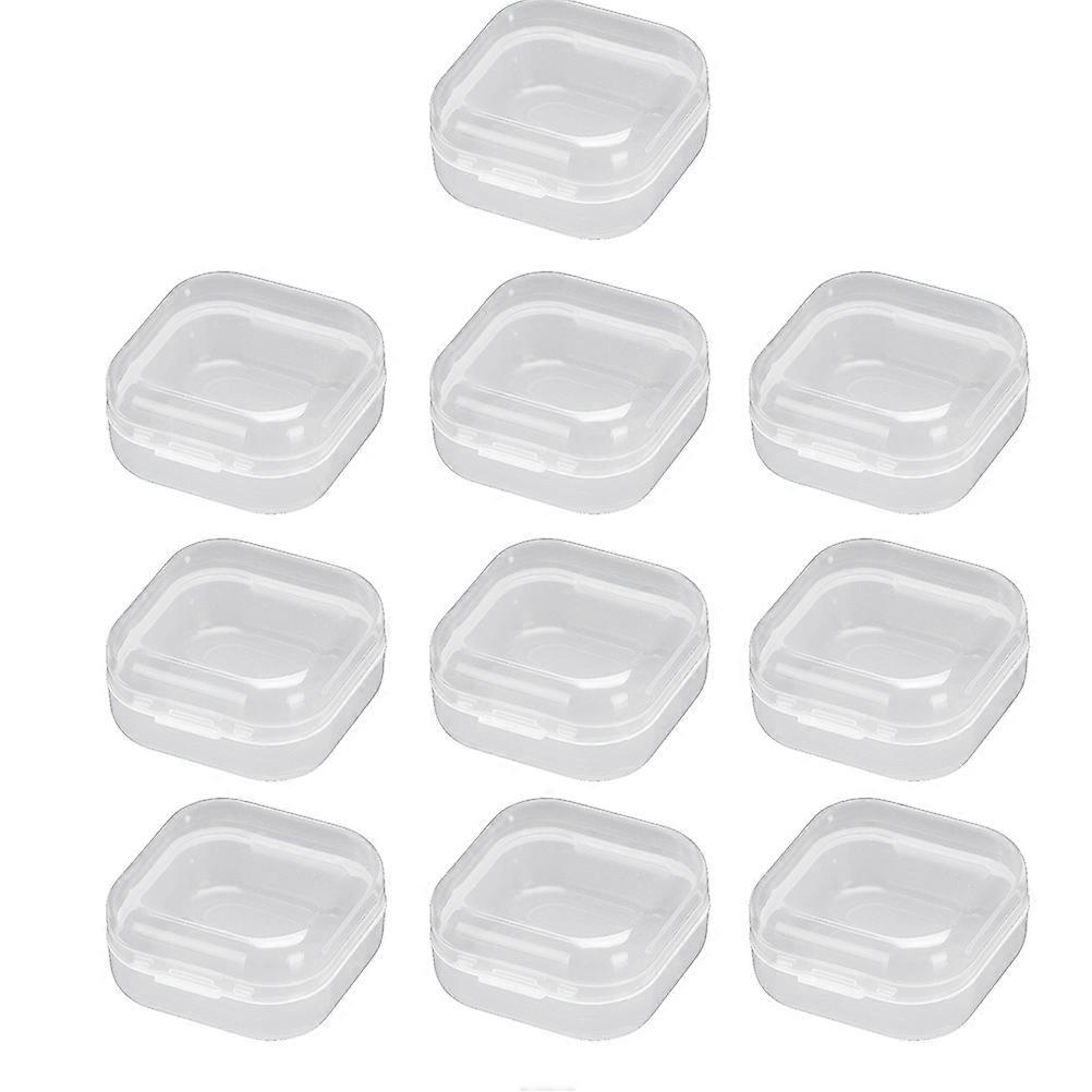 Jewelry Box White Earplug Storage Container for Storing 24Pcs Cases
