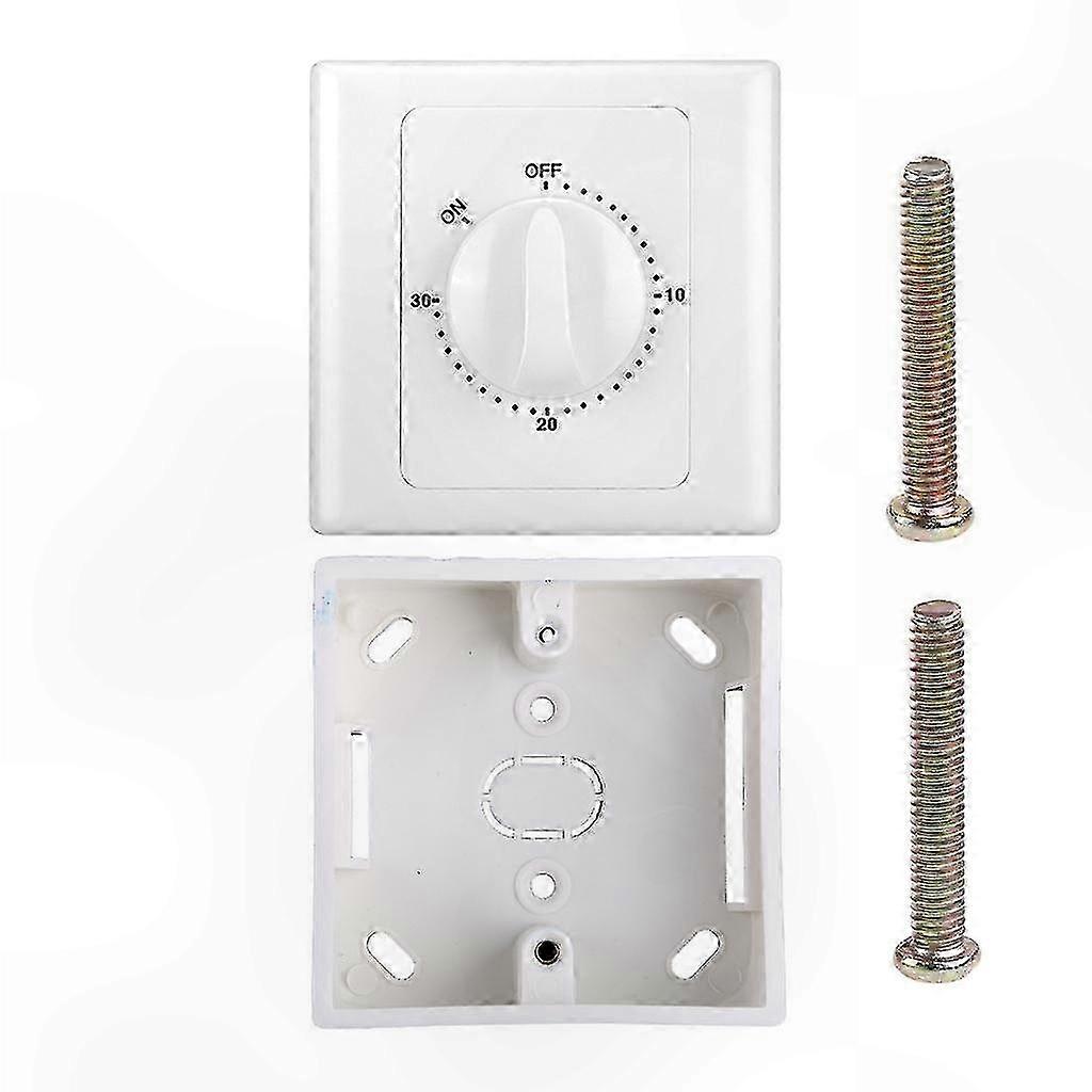 Mechanical Countdown Timer Switch with Auto Off and Minute Settings for General Use