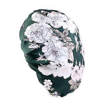 Fournitures de bain Zlezpi 1 pièce d’imitation soie élastique à larges bords casquettes rondes bonnets de nuit chapeaux de salon de beauté bonnets de lavage bonnets de douche